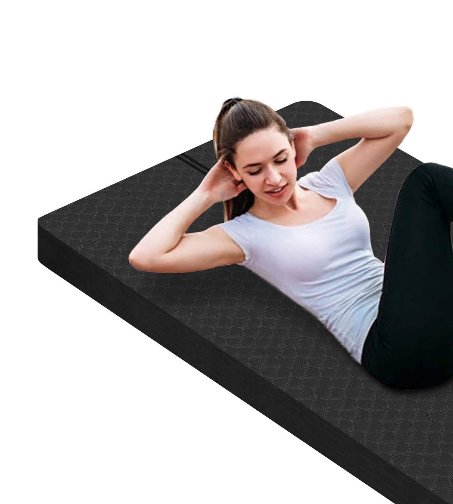 Nuveti Large Thick Yoga & Exercise Mat with Bag