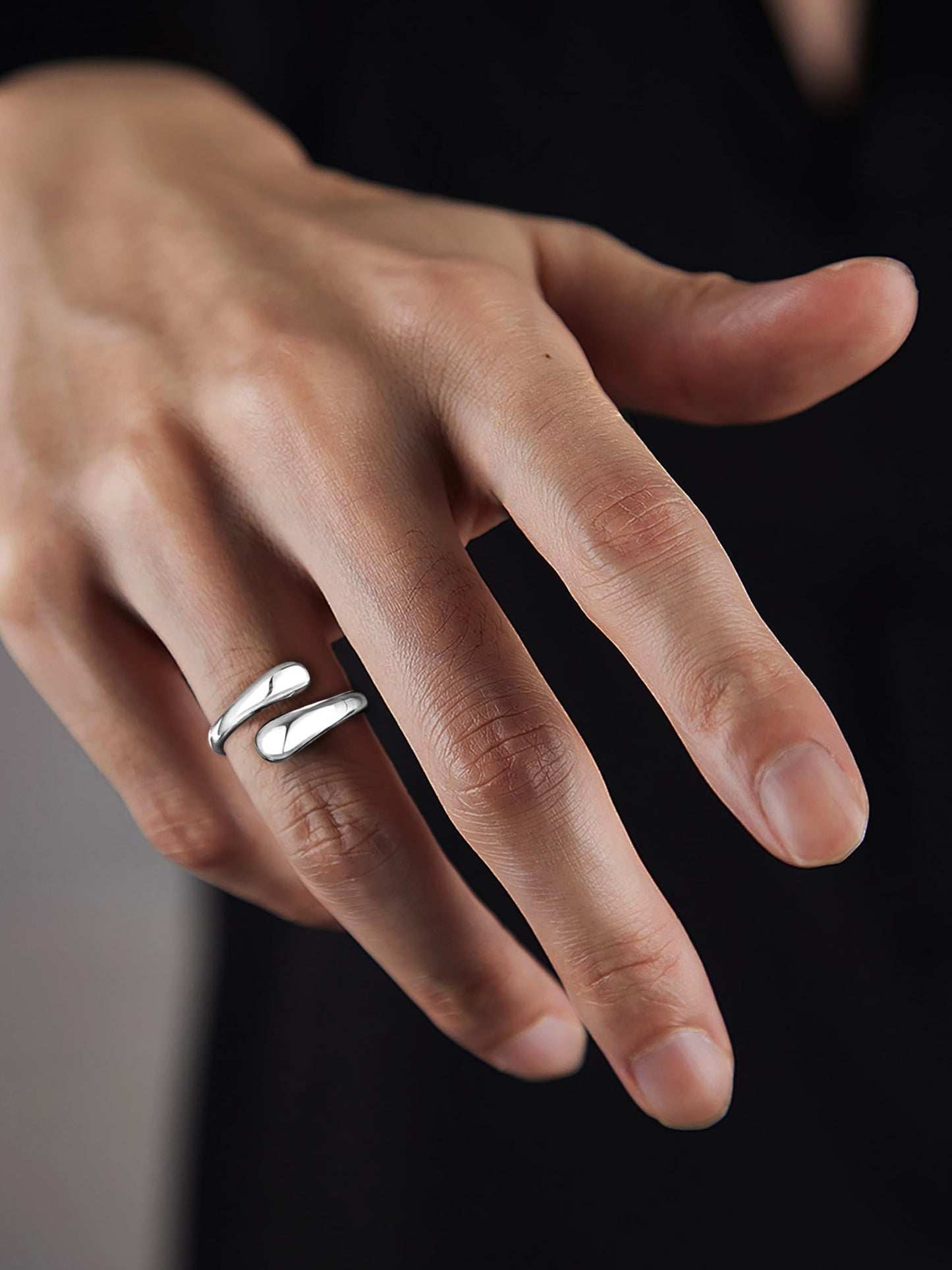 Gold Chunky Adjustable Rings