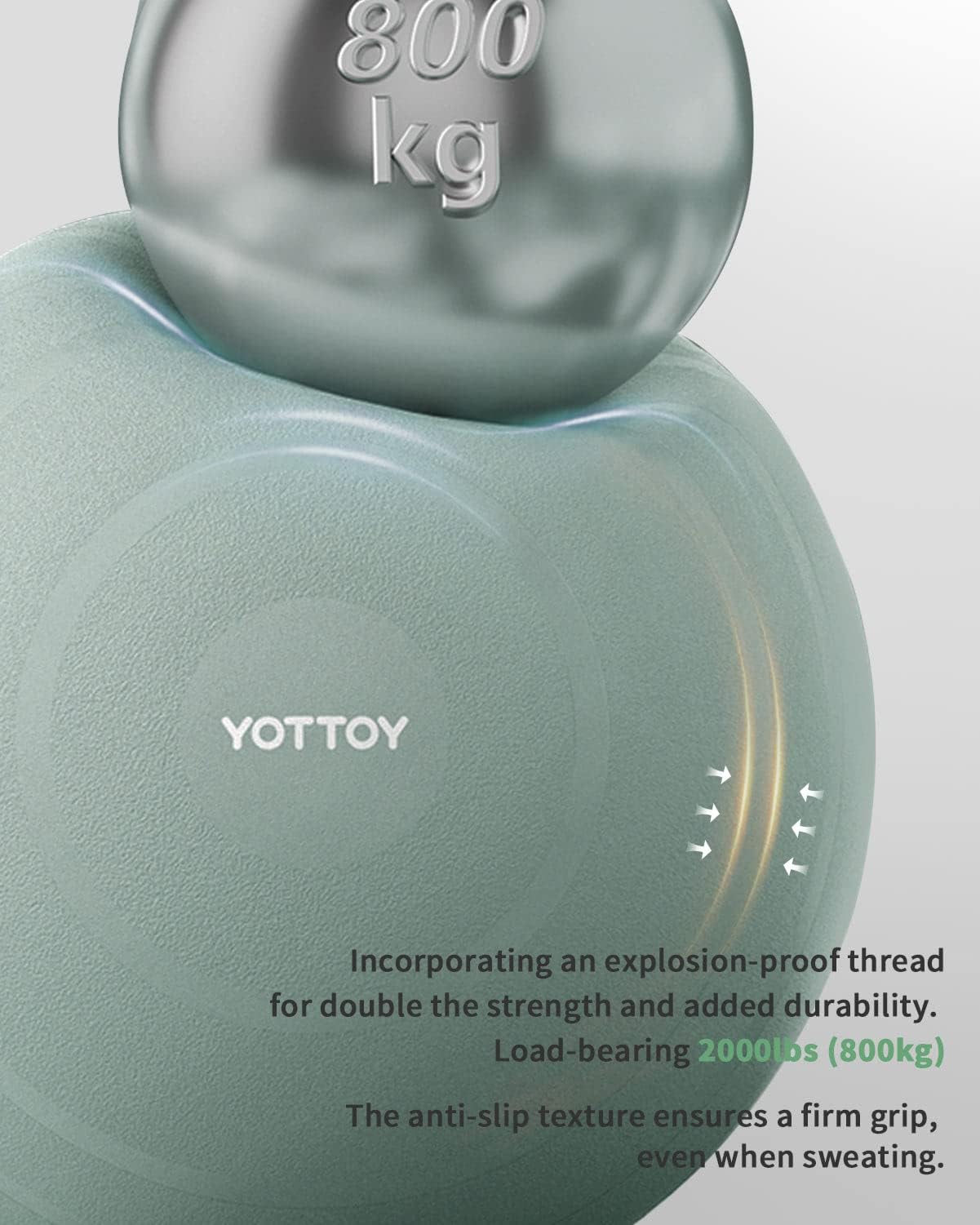 YOTTOY Anti-Burst Exercise Ball