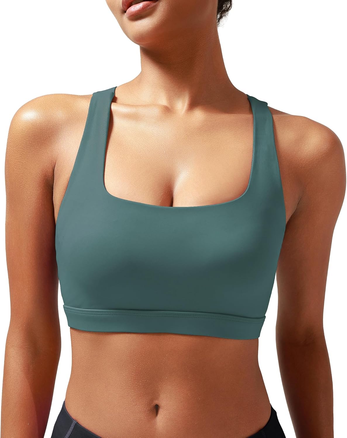 RUNNING GIRL High-Support Racerback Sports Bra