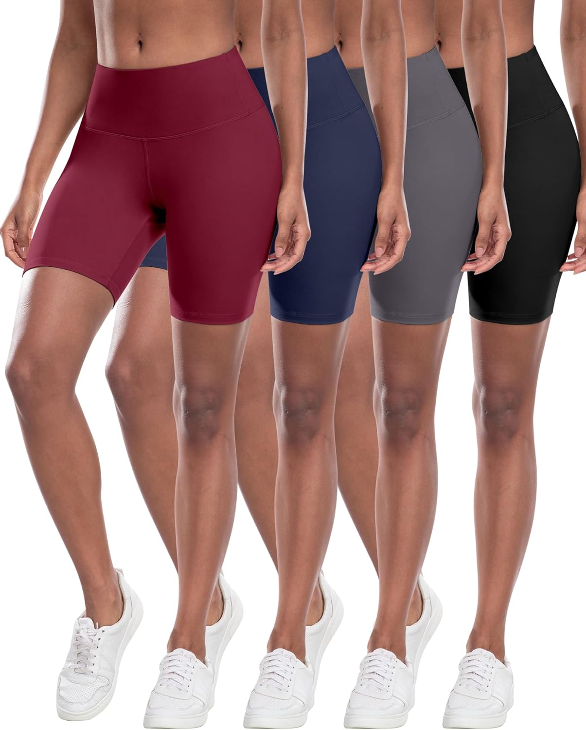 CHRLEISURE Women’s High-Waist Biker Yoga Shorts