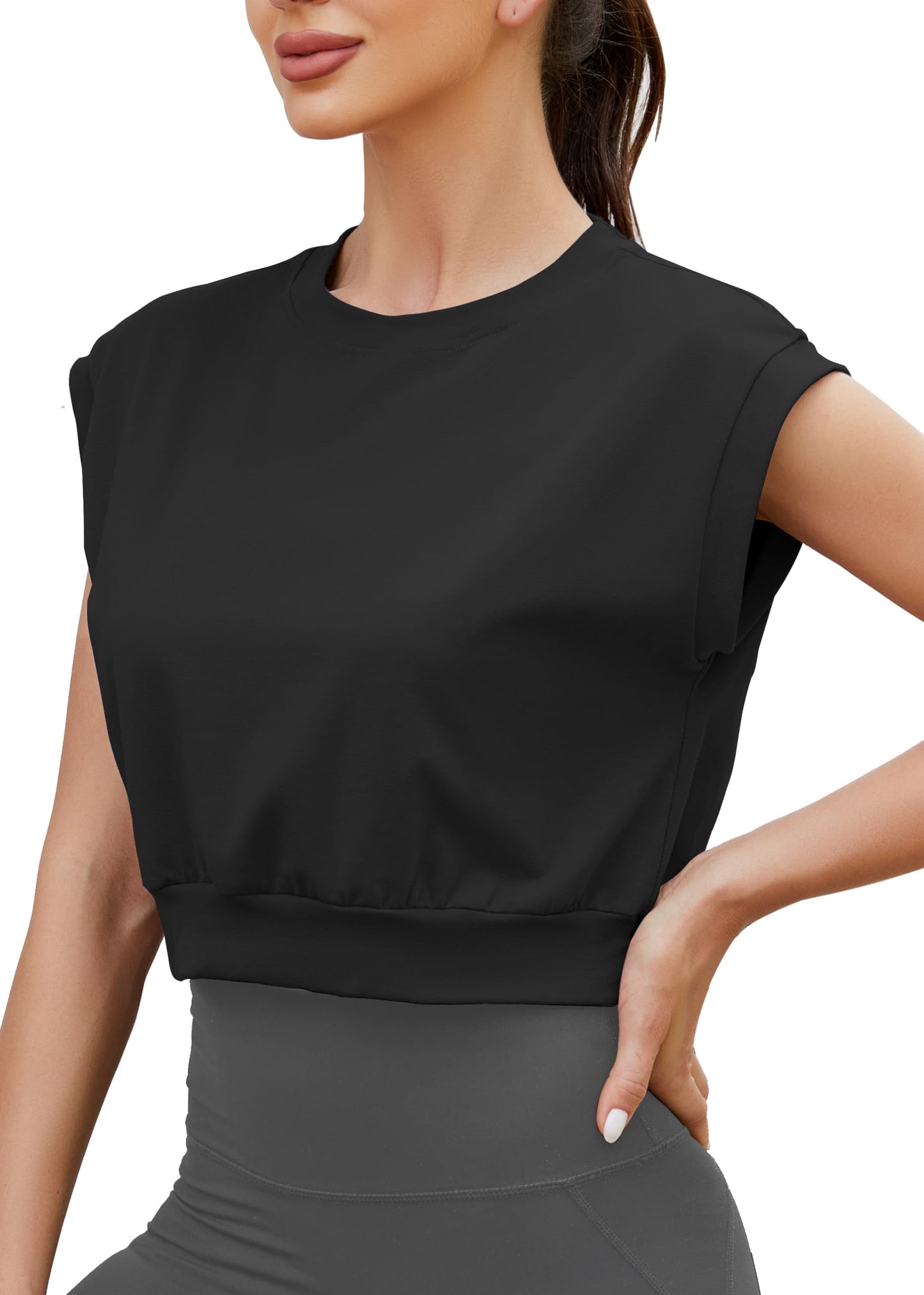 Mippo Women’s Crop Workout Top