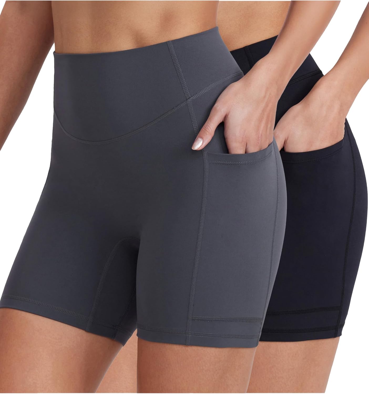 Women’s Biker Shorts with Pockets, 5"/8"