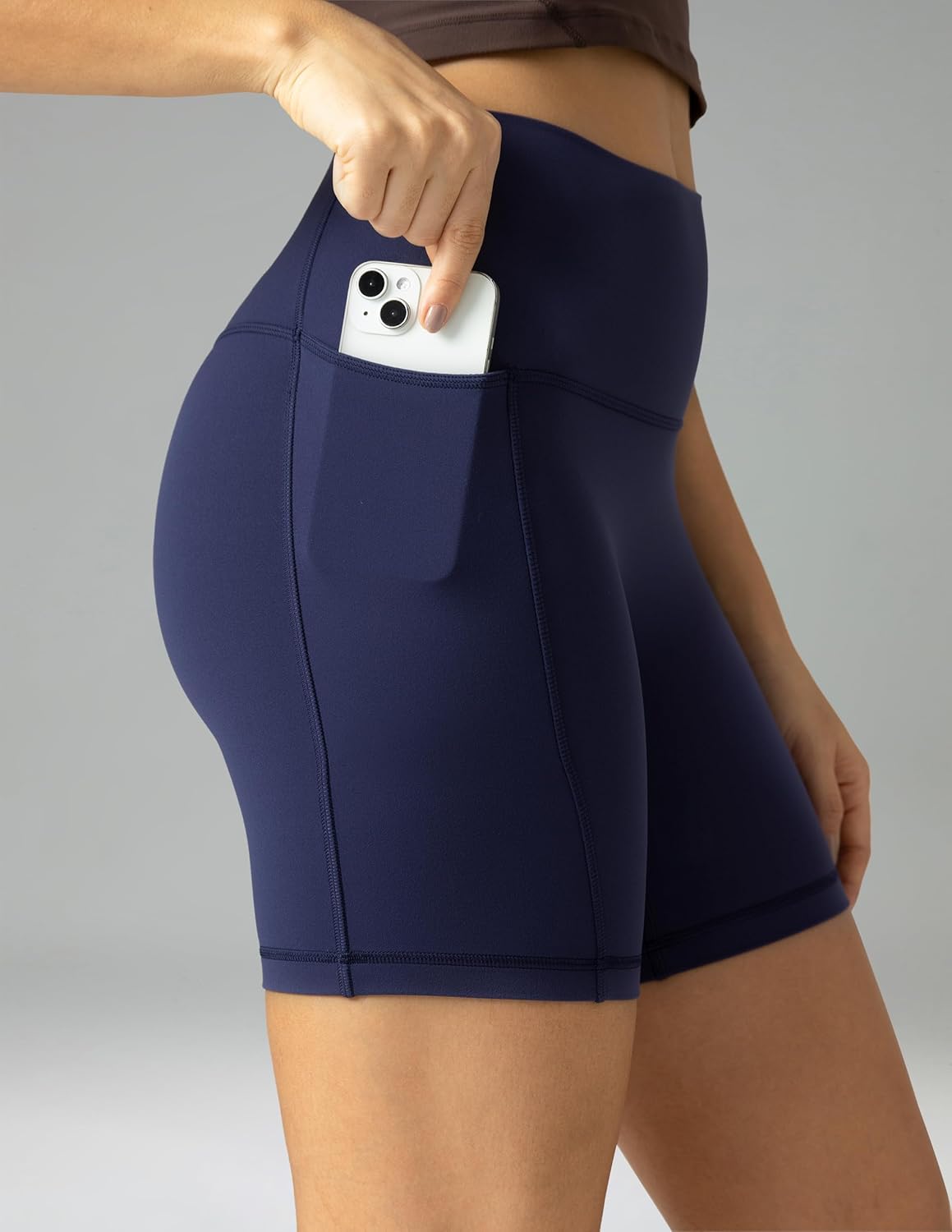 Colorfulkoala High-Waist Biker Shorts