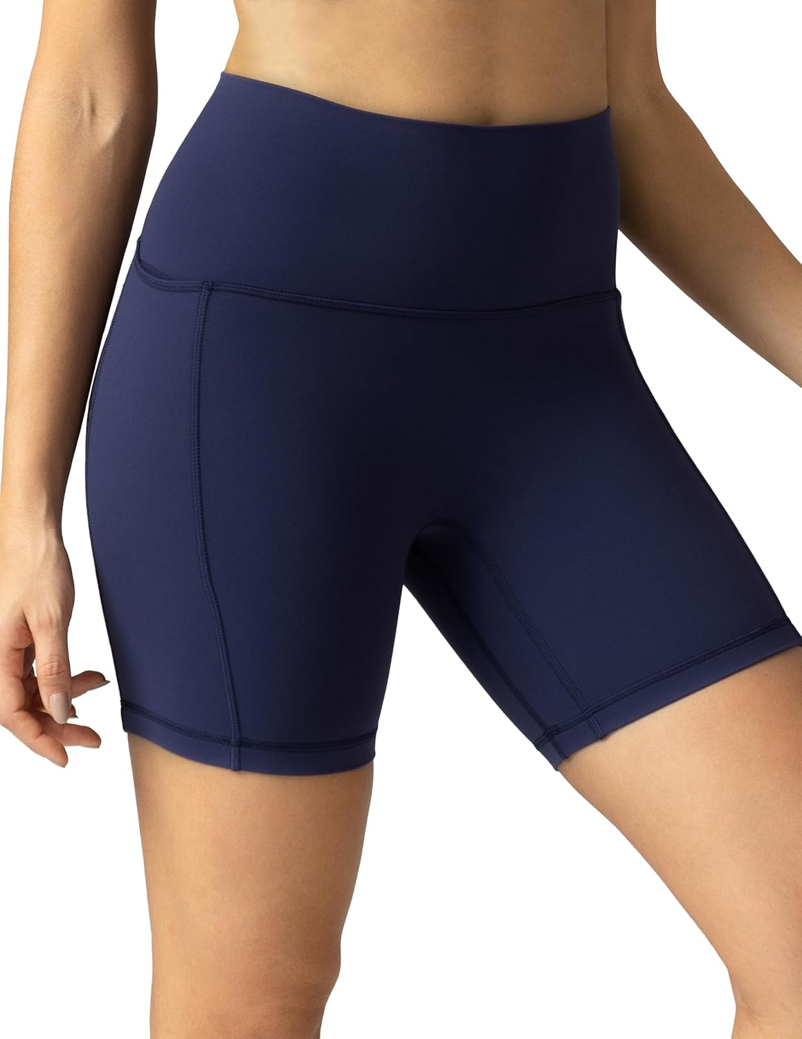 Colorfulkoala High-Waist Biker Shorts