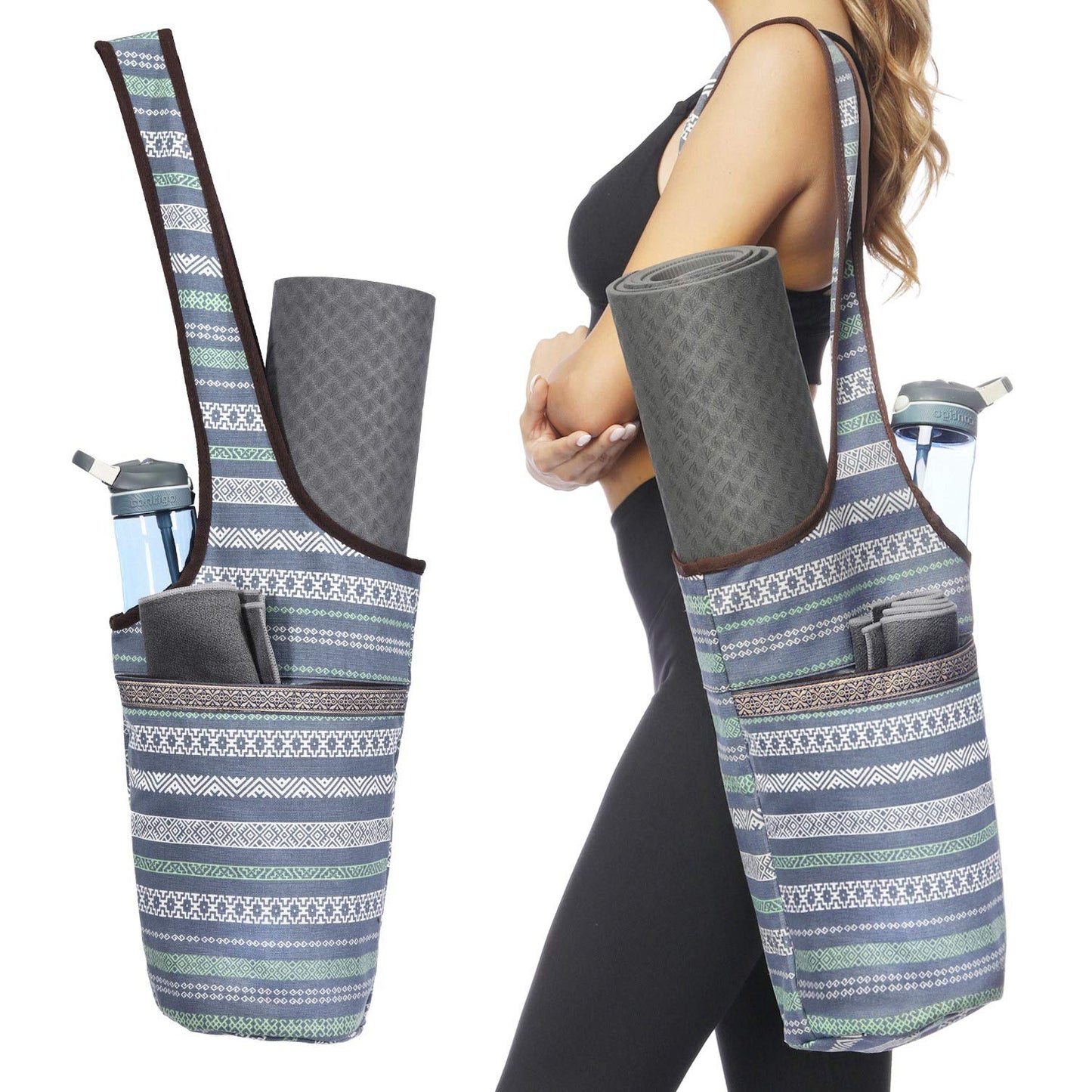 Ewedoos Yoga Mat Bag with Pocket
