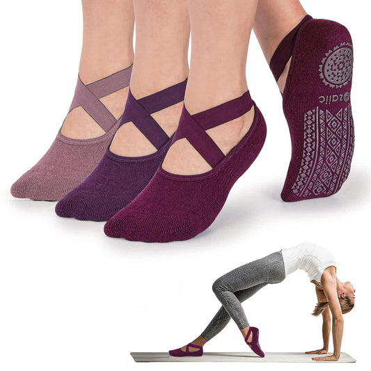 Ozaiic Non-Slip Yoga Socks for Women
