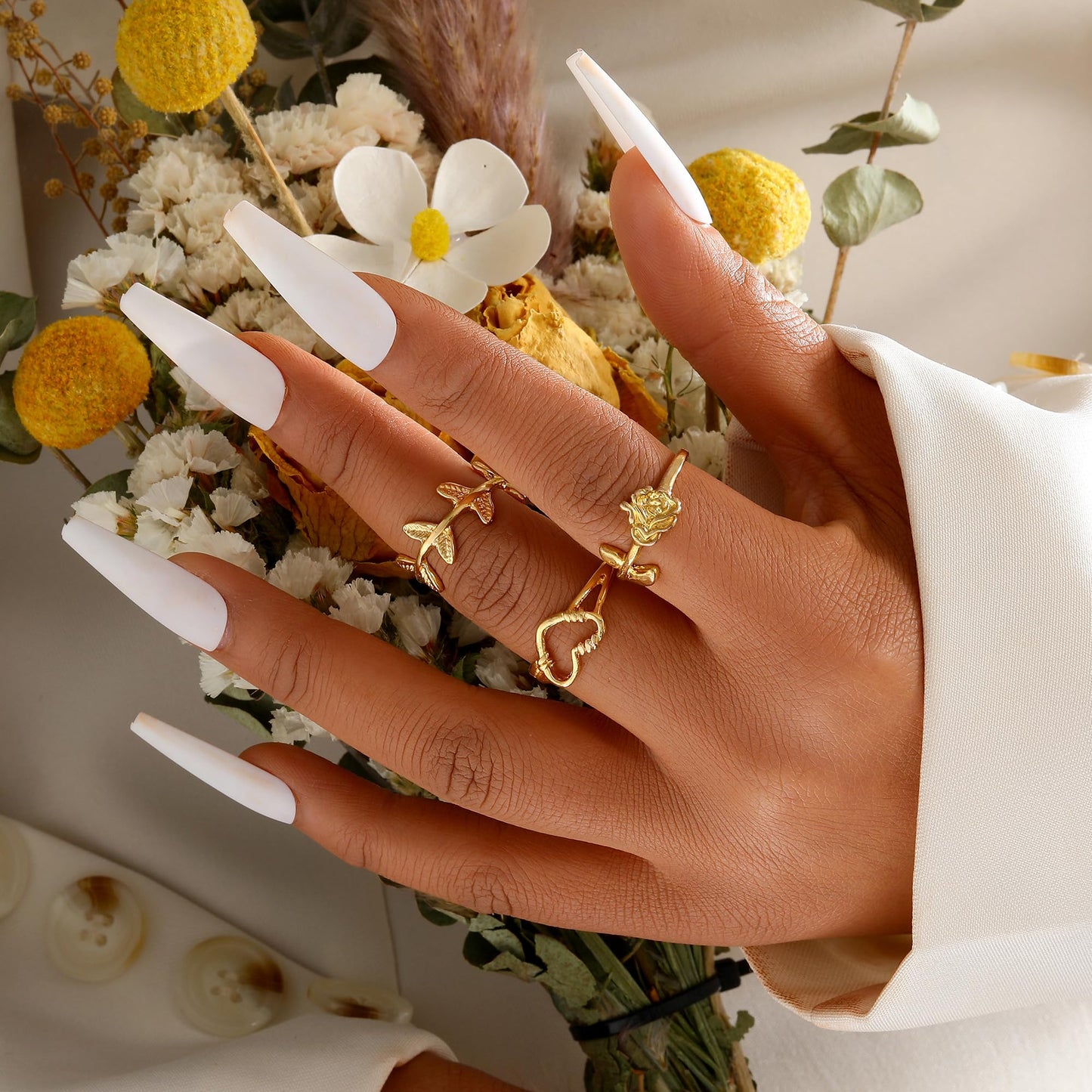 iF YOU 25-Piece Gold Ring Set