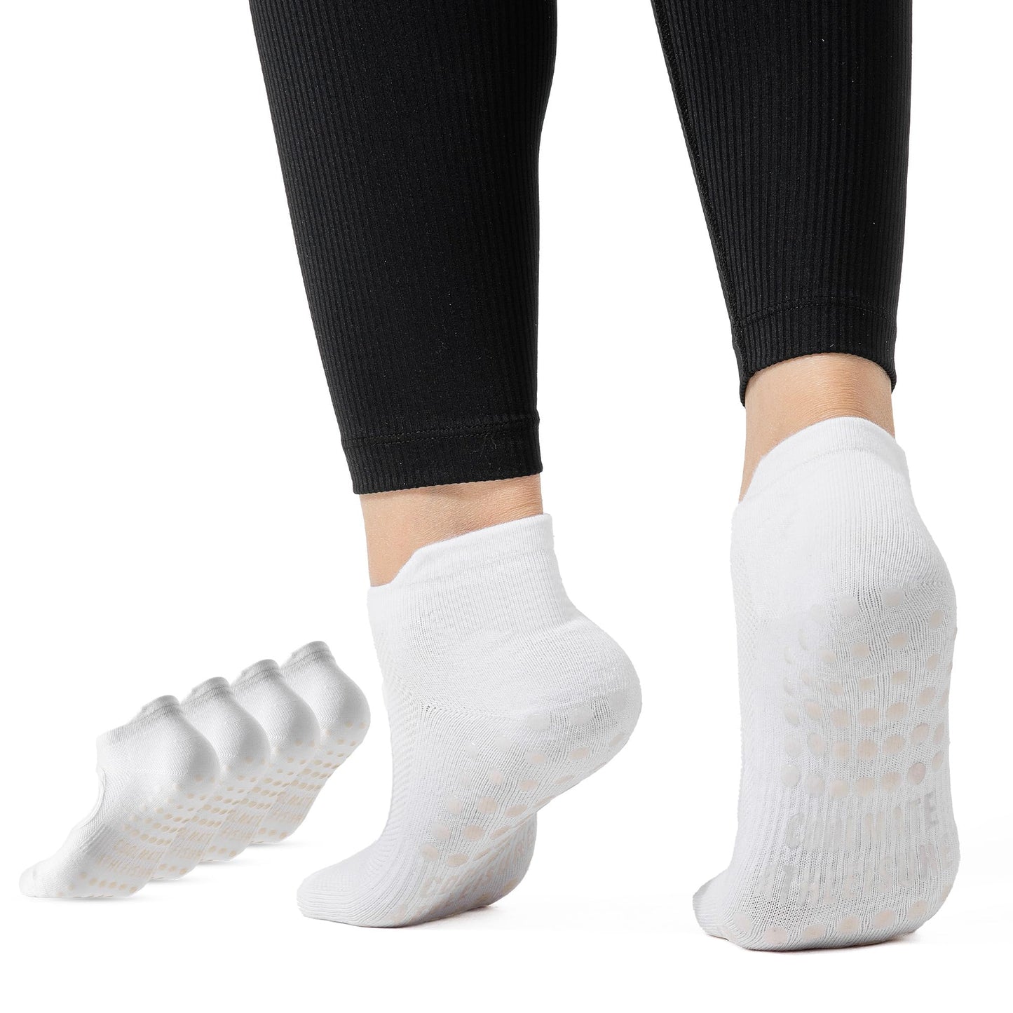 CoolMate Women’s Non-Slip Pilates Yoga Socks