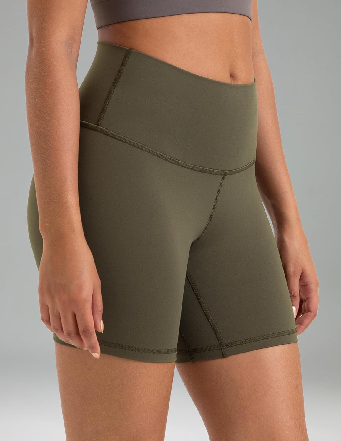 Colorfulkoala Women’s High-Waist Yoga Shorts 6"