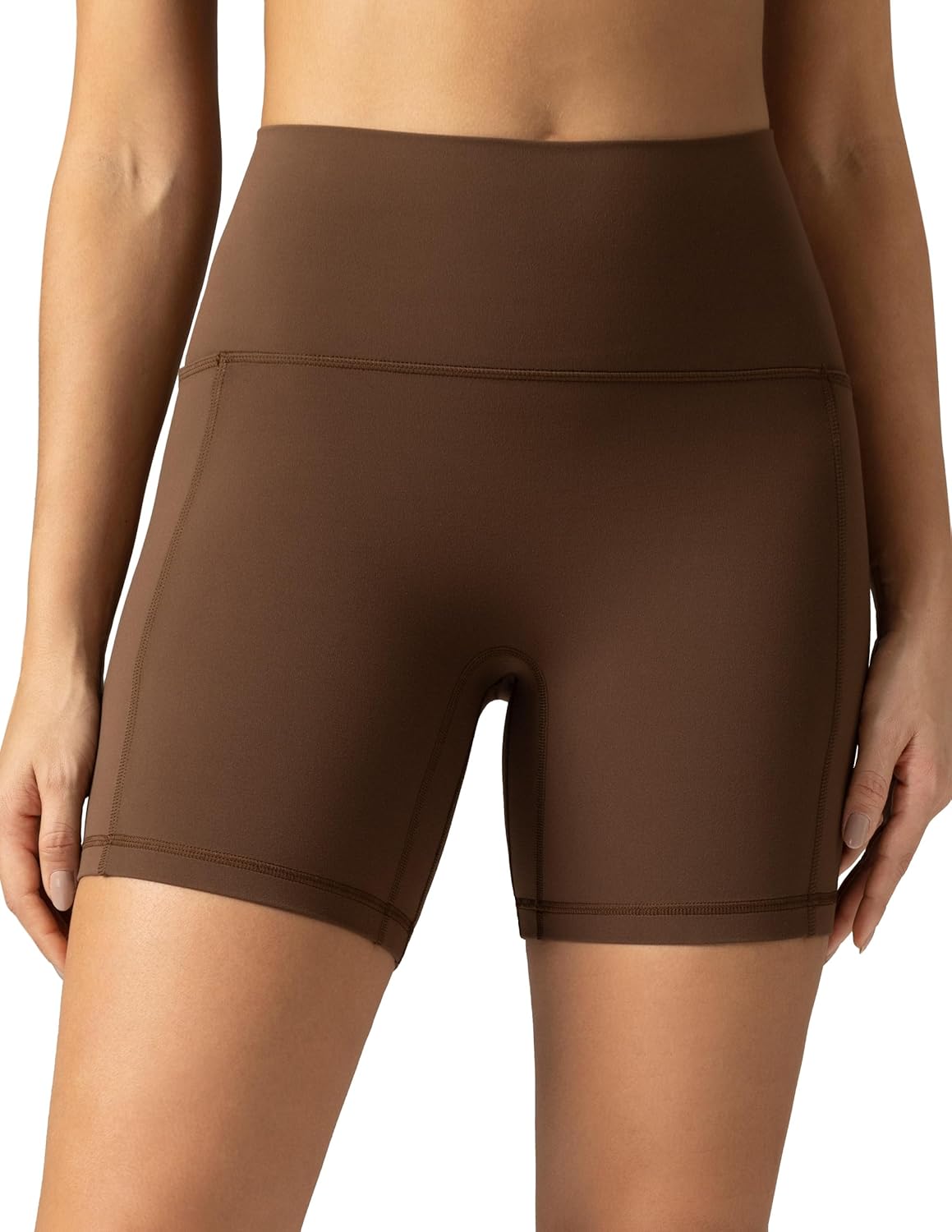 Colorfulkoala High-Waist Biker Shorts