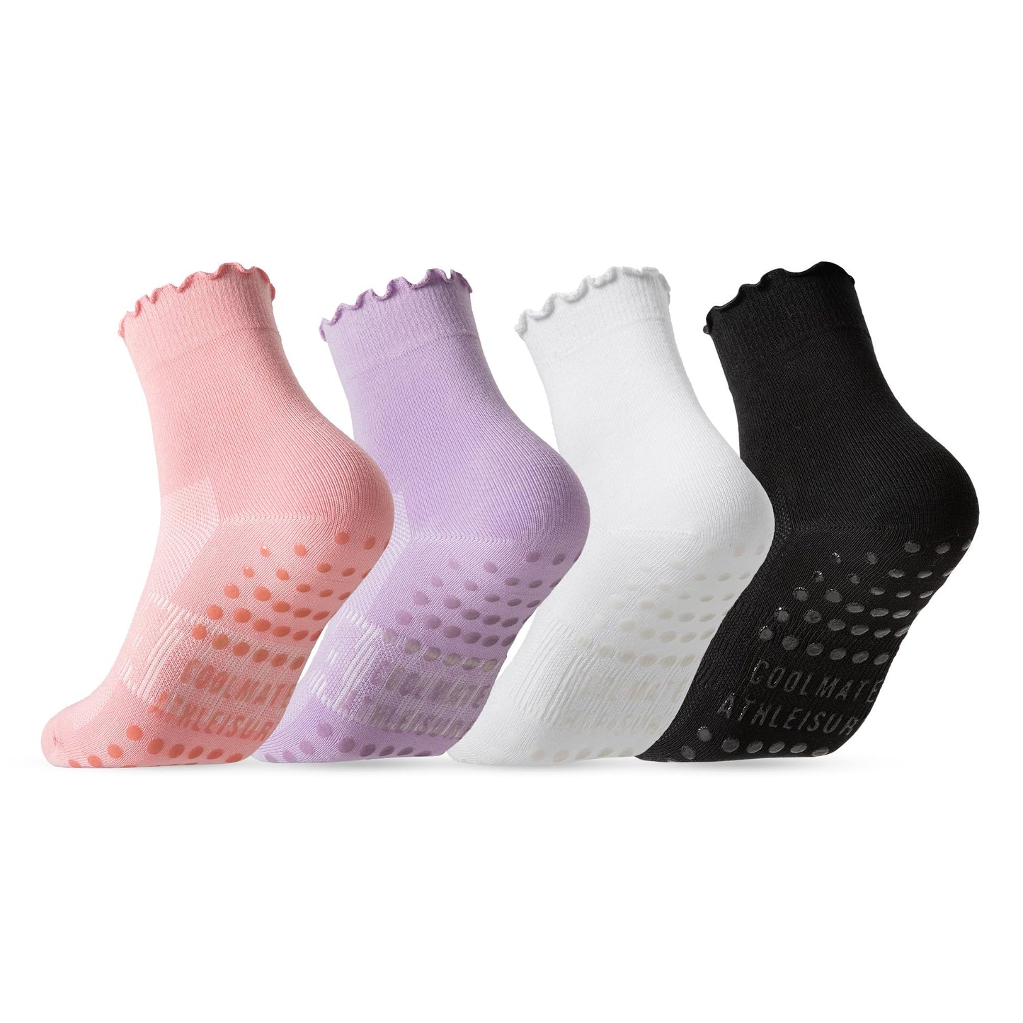 CoolMate Women’s Non-Slip Pilates Yoga Socks