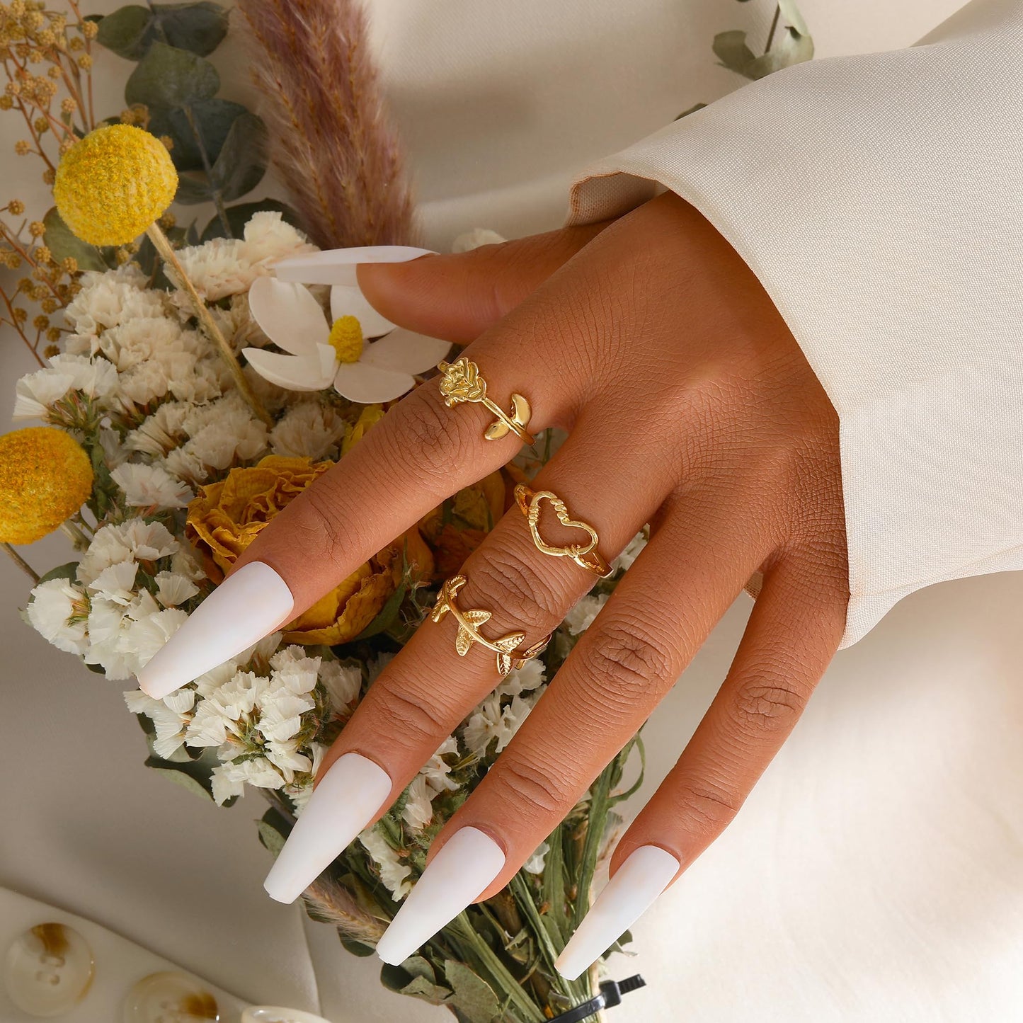 iF YOU 25-Piece Gold Ring Set
