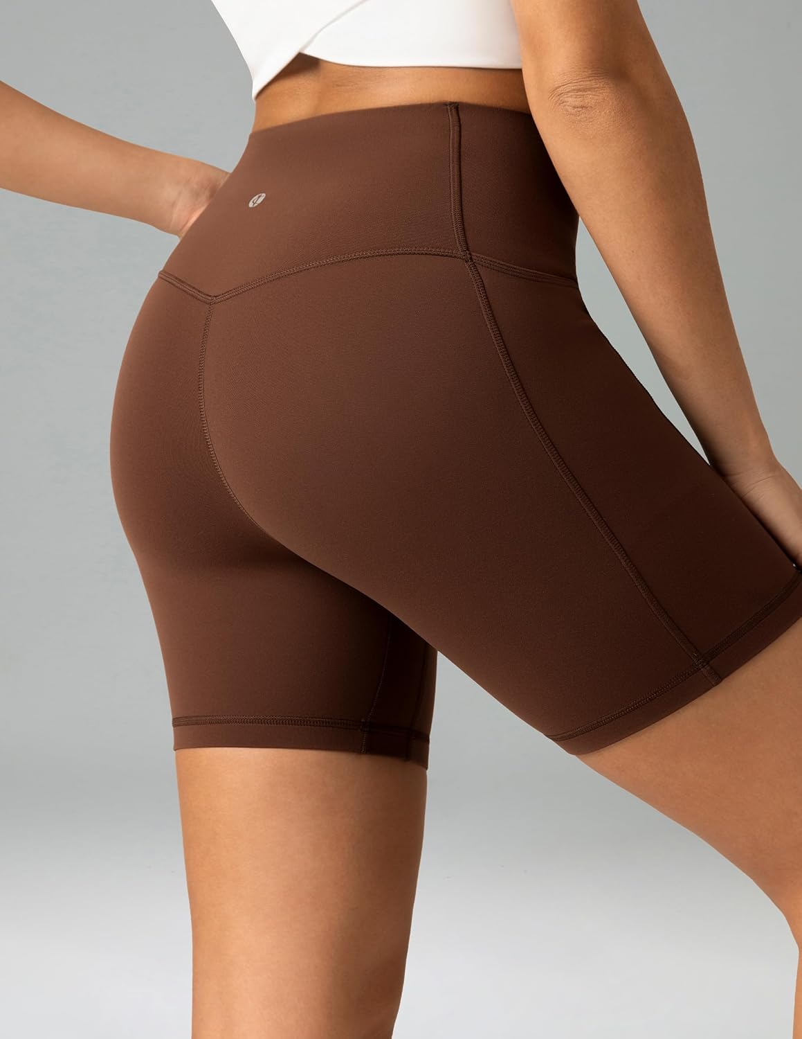 Colorfulkoala High-Waist Biker Shorts