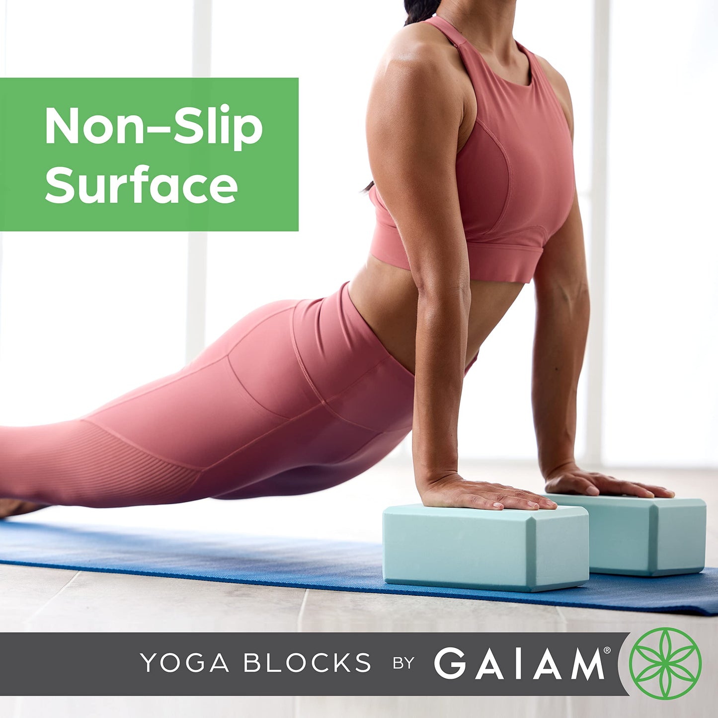 Gaiam Yoga Block – Foam Support for Yoga & Pilates