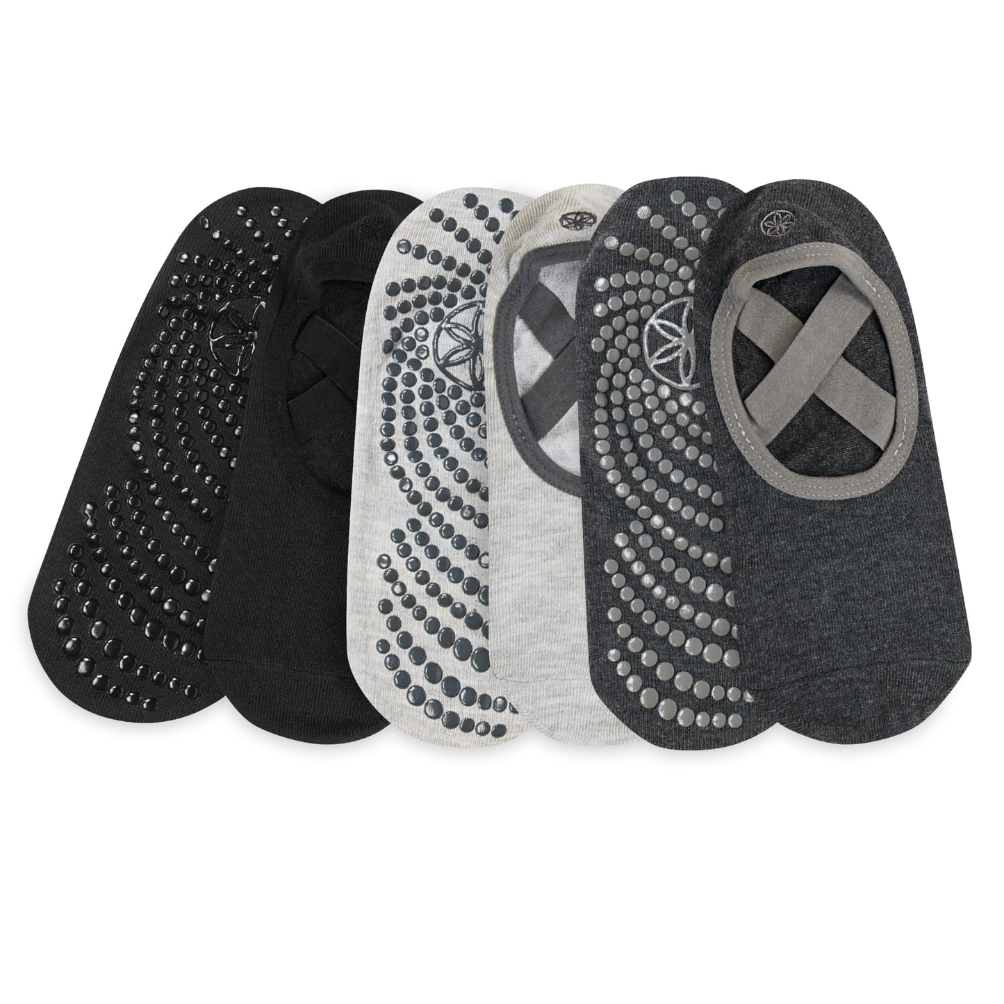 Gaiam Grippy Studio Yoga Socks for Better Grip