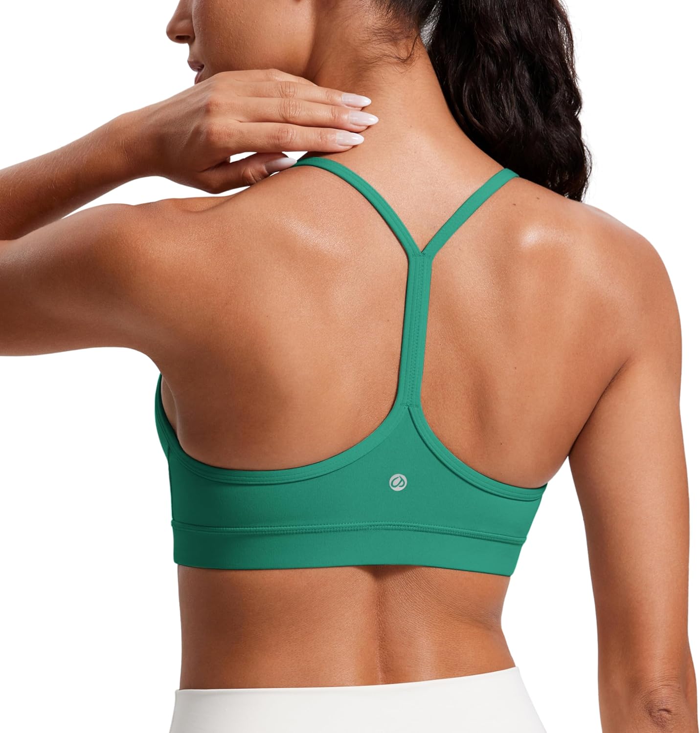 CRZ YOGA Women’s Y-Back Padded Sports Bra