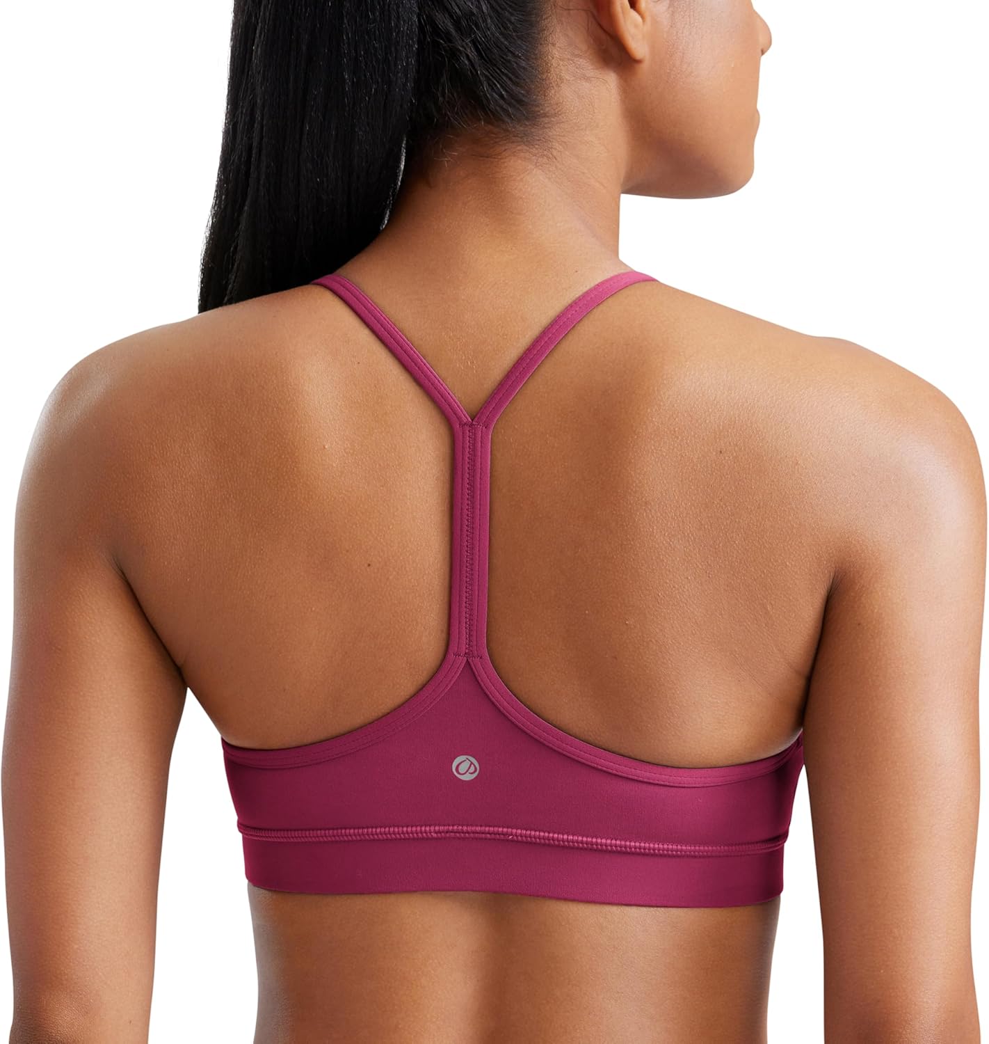CRZ YOGA Women’s Y-Back Padded Sports Bra