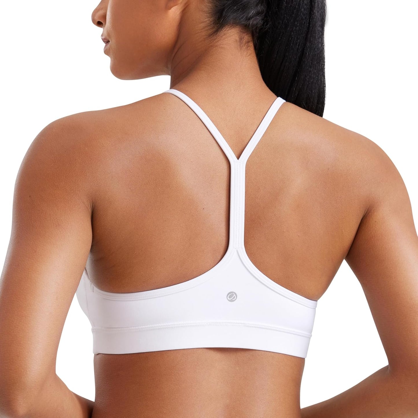 CRZ YOGA Women’s Y-Back Padded Sports Bra