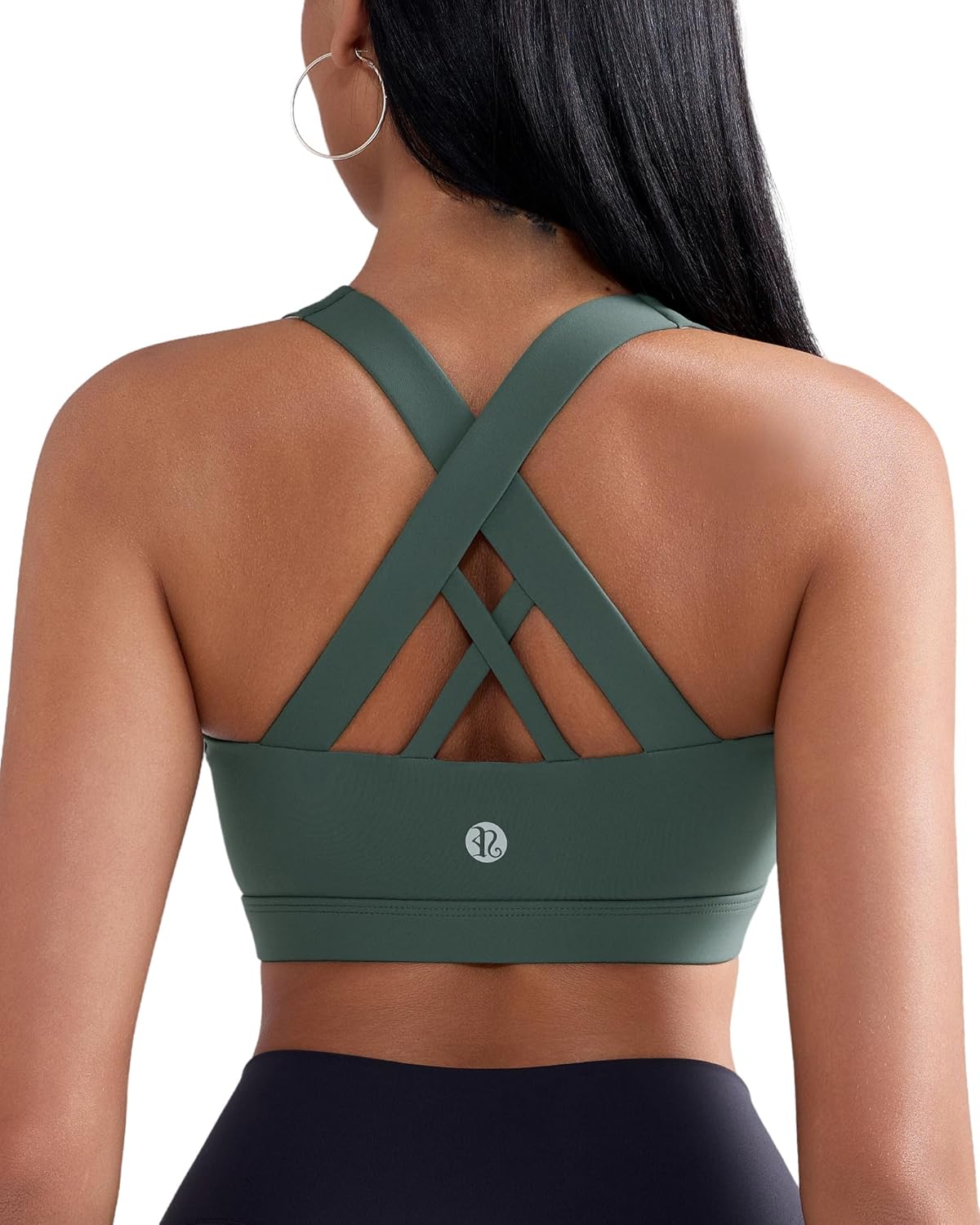 RUNNING GIRL Criss-Cross Sports Bra