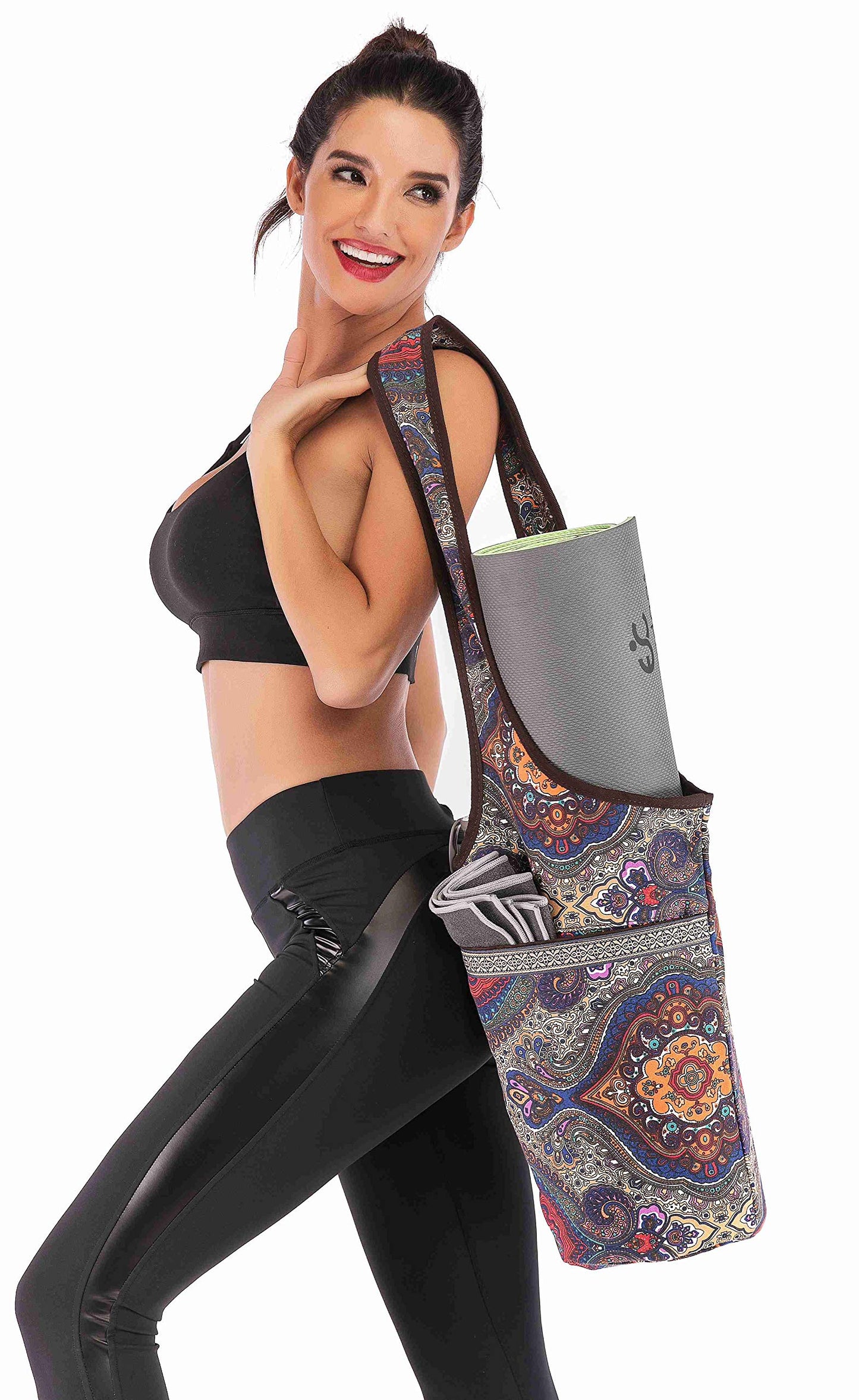 Ewedoos Yoga Mat Bag with Pocket