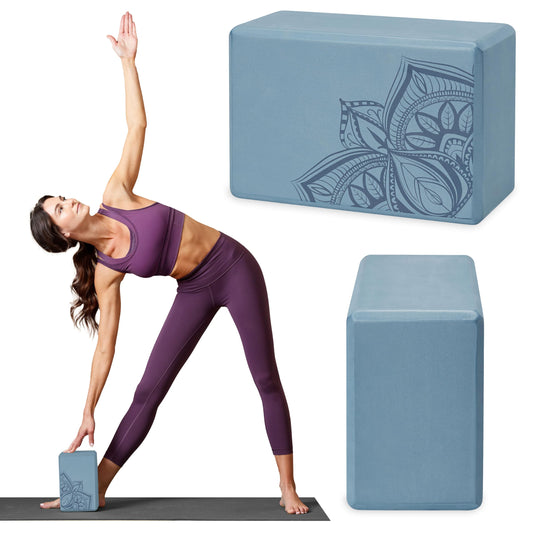 Gaiam Yoga Block – Foam Support for Yoga & Pilates