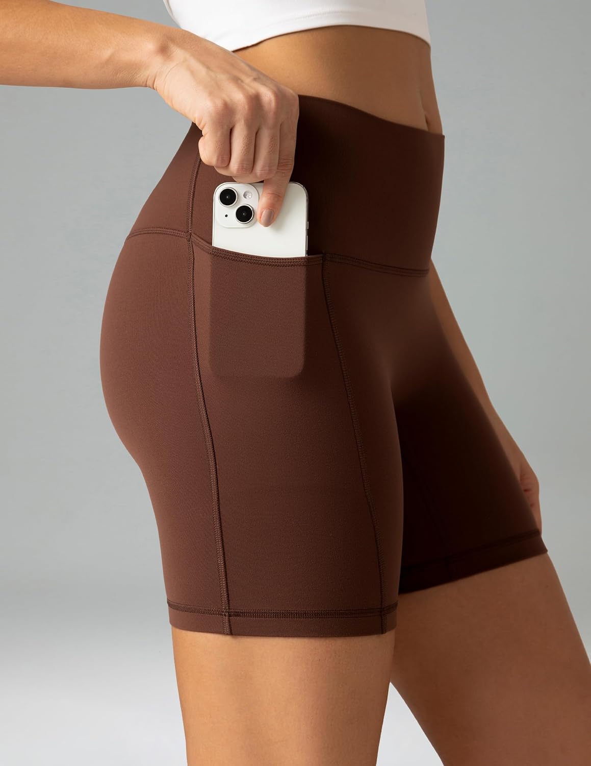 Colorfulkoala High-Waist Biker Shorts