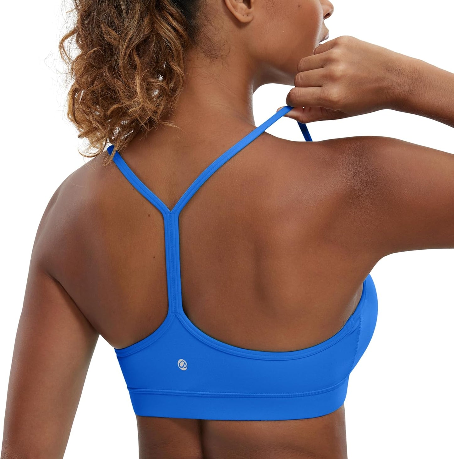 CRZ YOGA Women’s Y-Back Padded Sports Bra