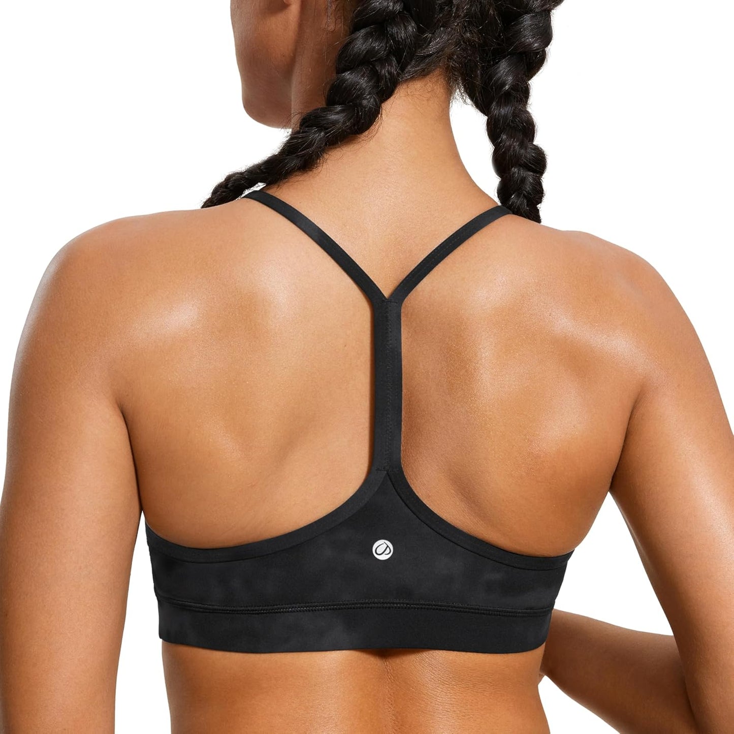 CRZ YOGA Women’s Y-Back Padded Sports Bra