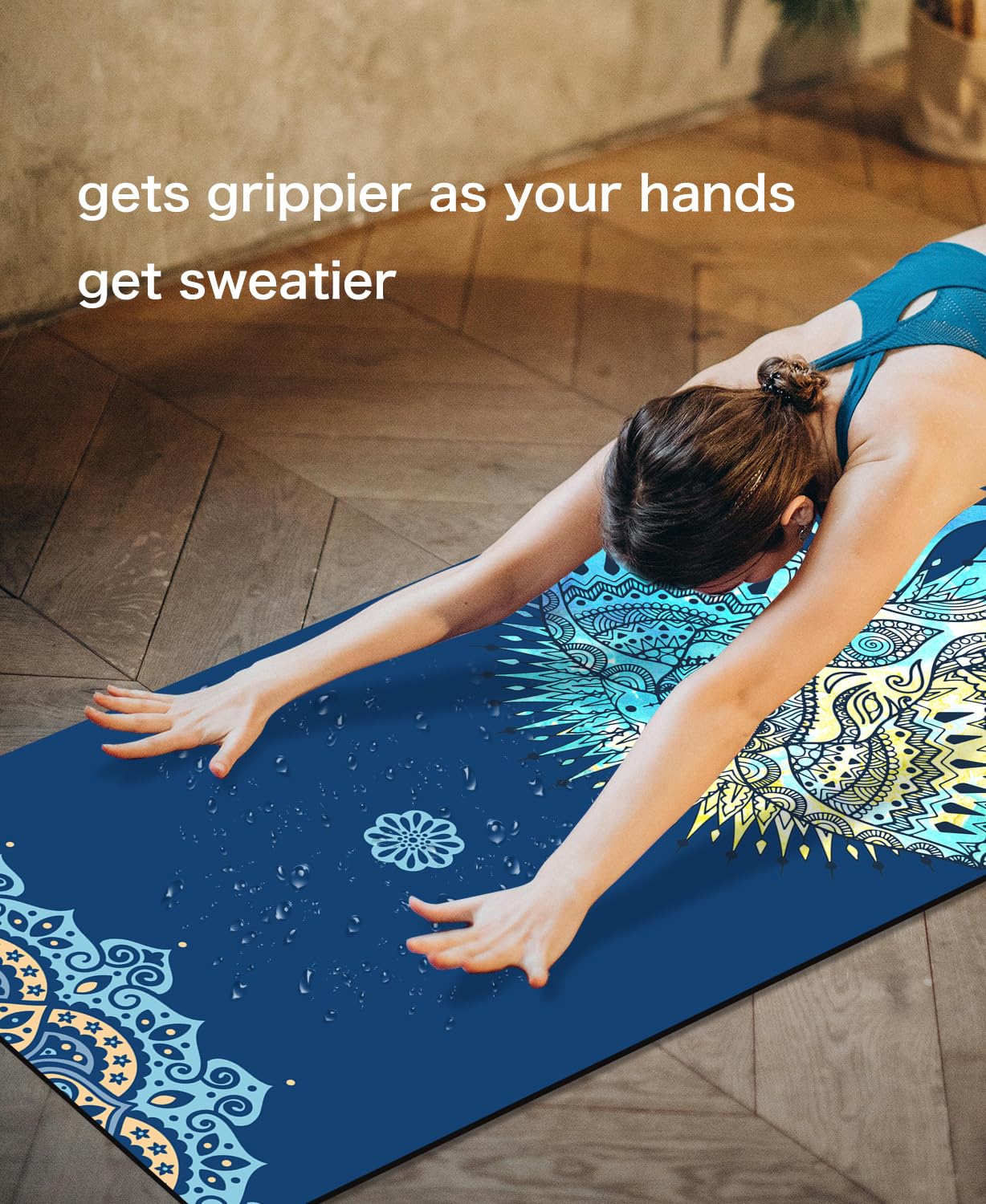 Non-Slip TPE Yoga & Exercise Mat with Strap