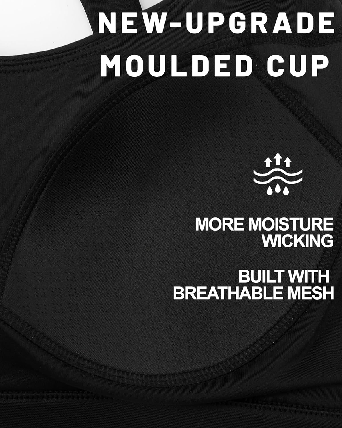 RUNNING GIRL High-Support Sports Bra