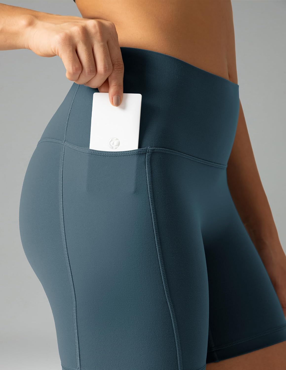 Colorfulkoala High-Waist Biker Shorts