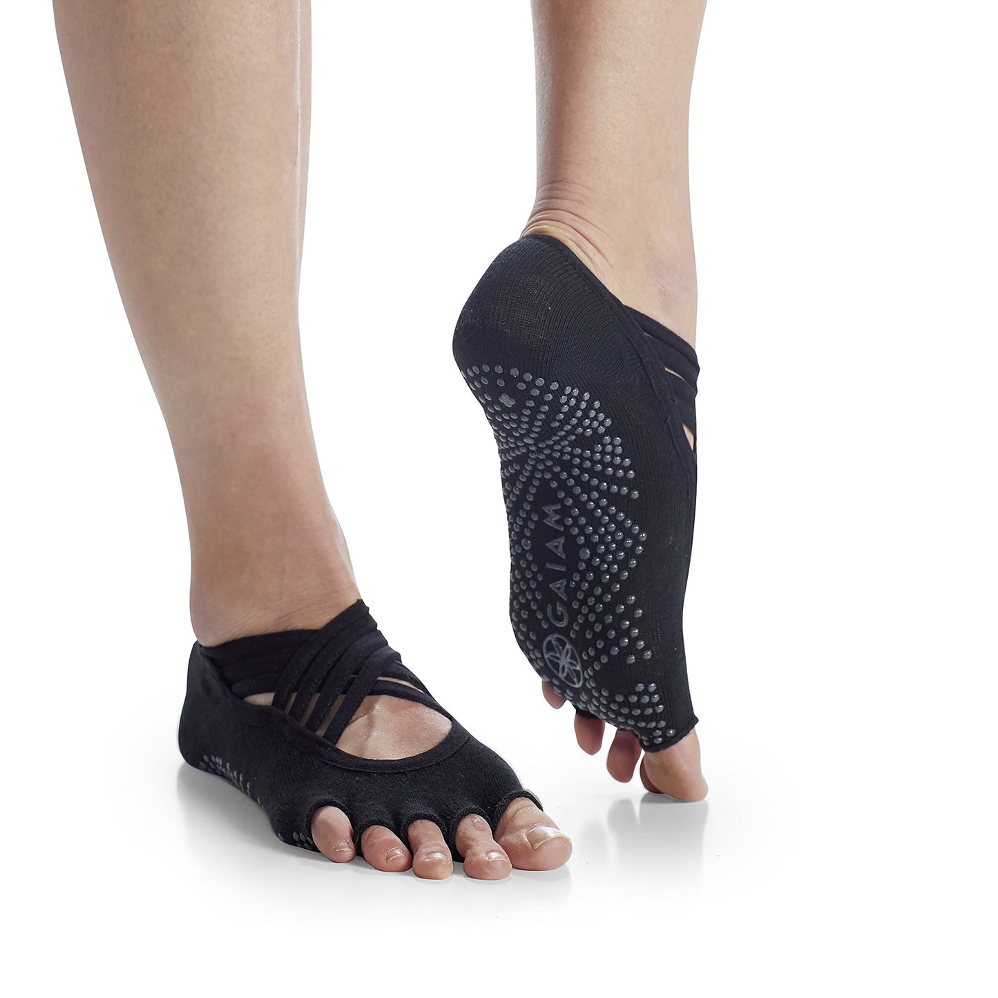 Gaiam Grippy Studio Yoga Socks for Better Grip