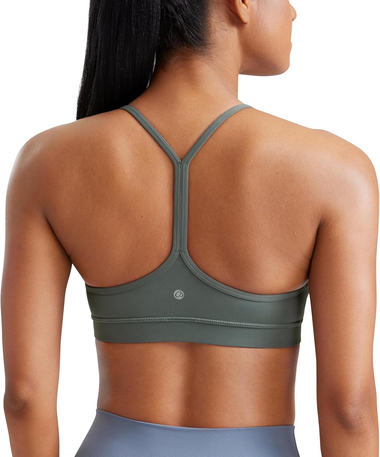 CRZ YOGA Women’s Y-Back Padded Sports Bra