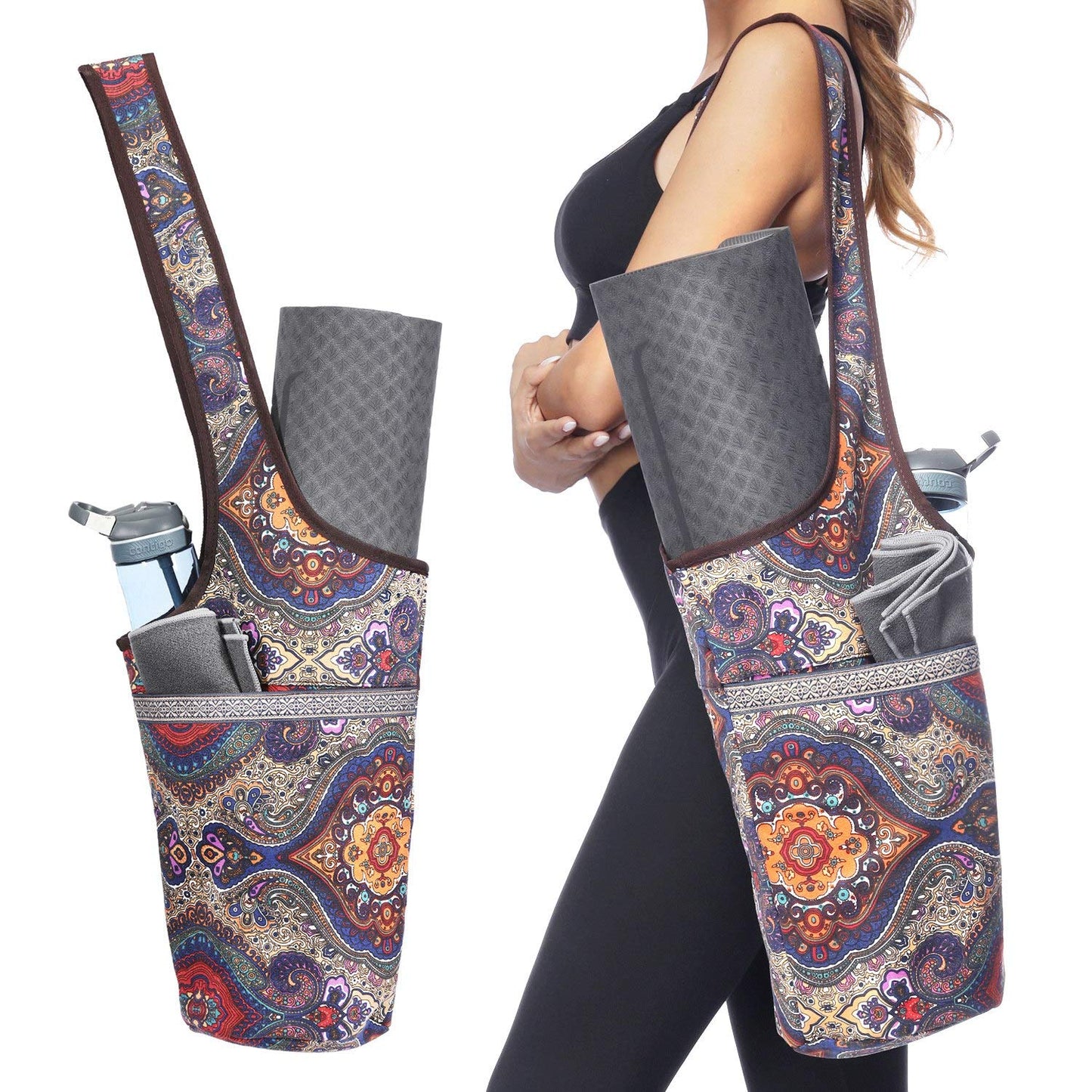 Ewedoos Yoga Mat Bag with Pocket