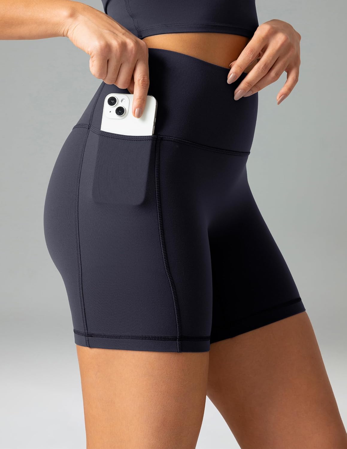 Colorfulkoala High-Waist Biker Shorts