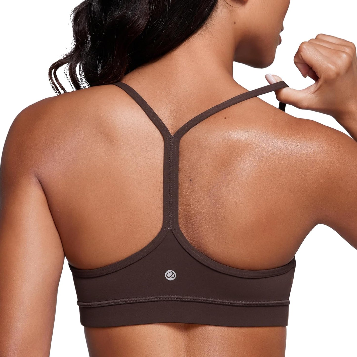 CRZ YOGA Women’s Y-Back Padded Sports Bra