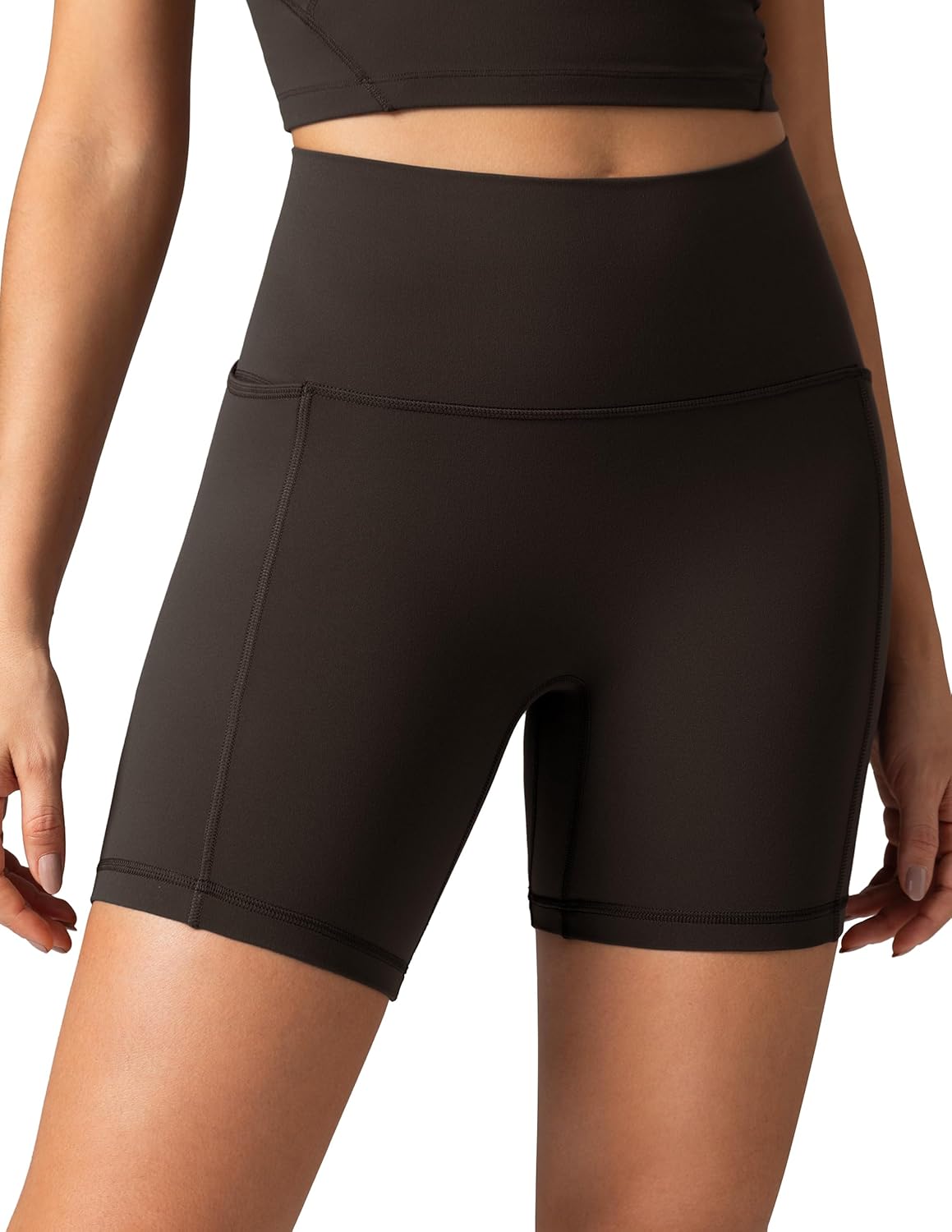 Colorfulkoala High-Waist Biker Shorts