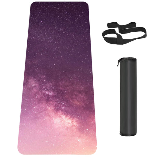 Non-Slip TPE Yoga & Exercise Mat with Strap