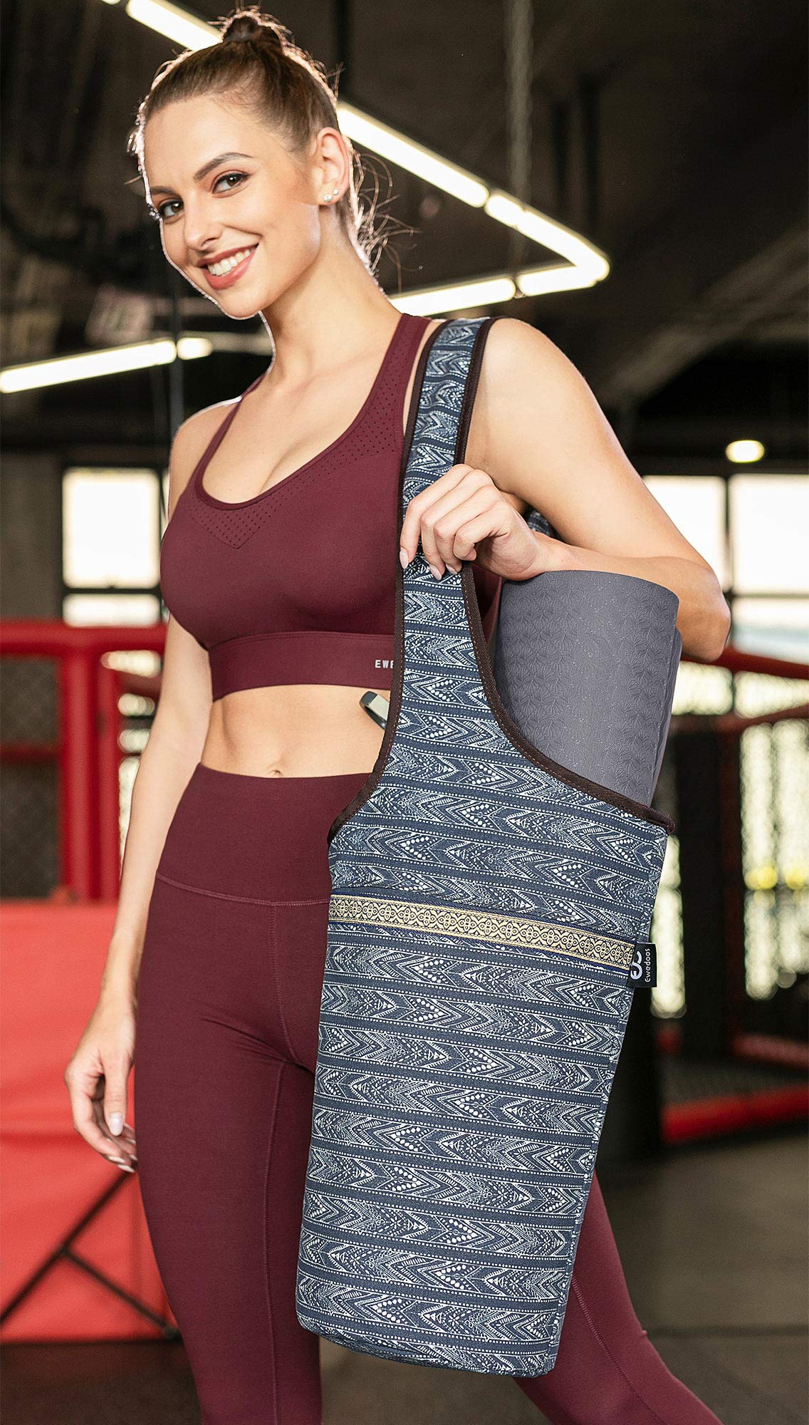 Ewedoos Yoga Mat Bag with Pocket
