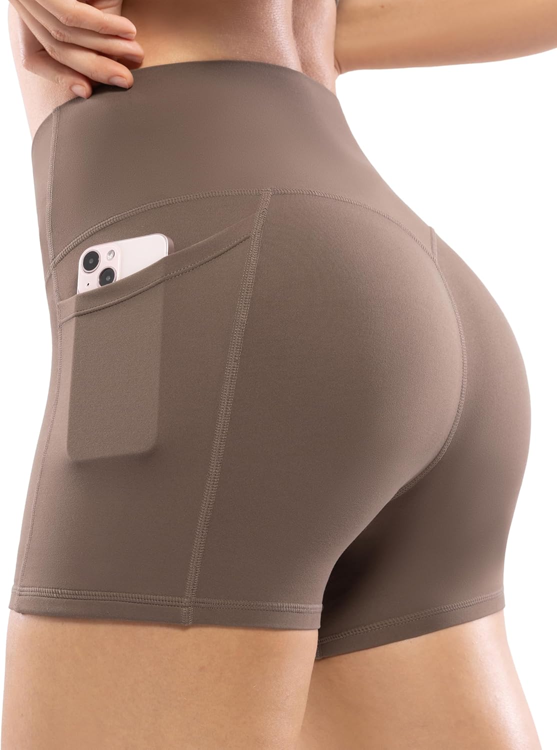 POSHDIVAH Women’s Yoga Shorts with Pockets