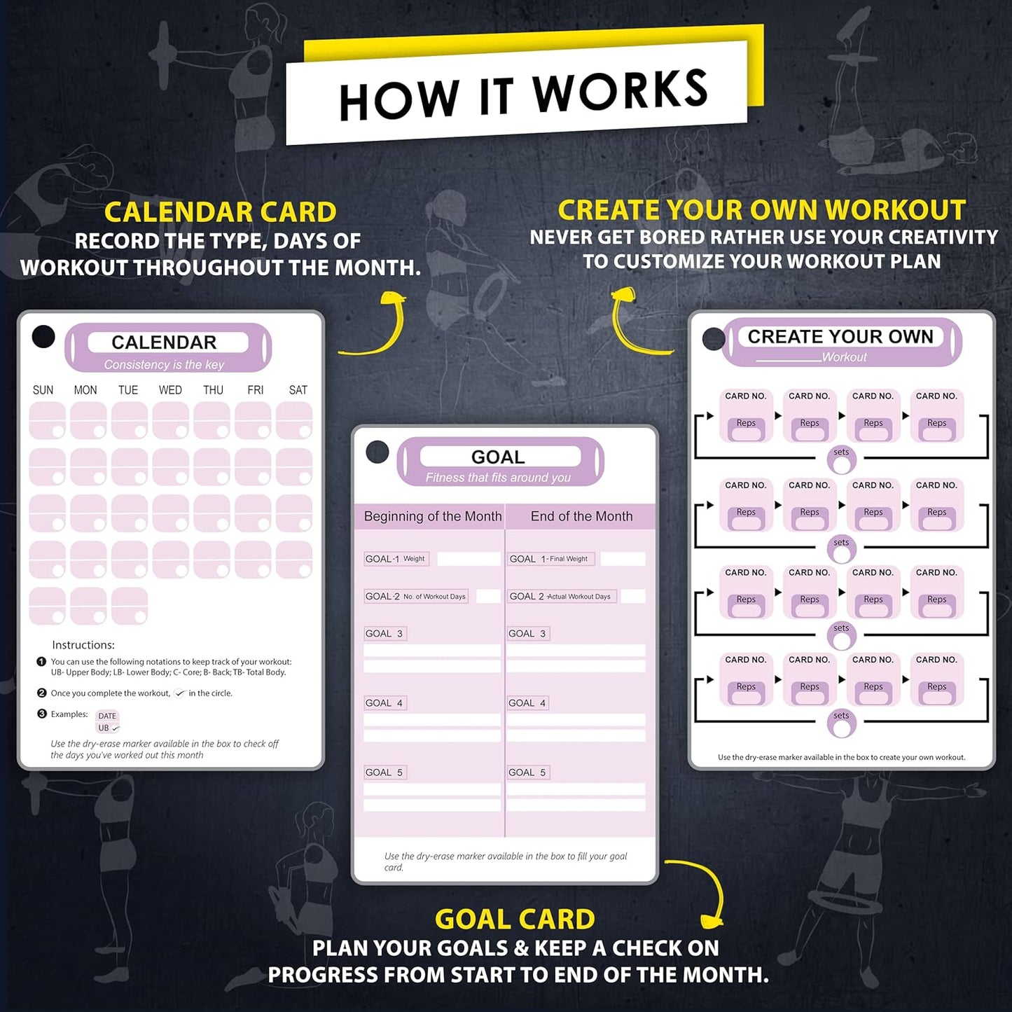 Pilates Ring Exercise Cards – 58 Workout Guide