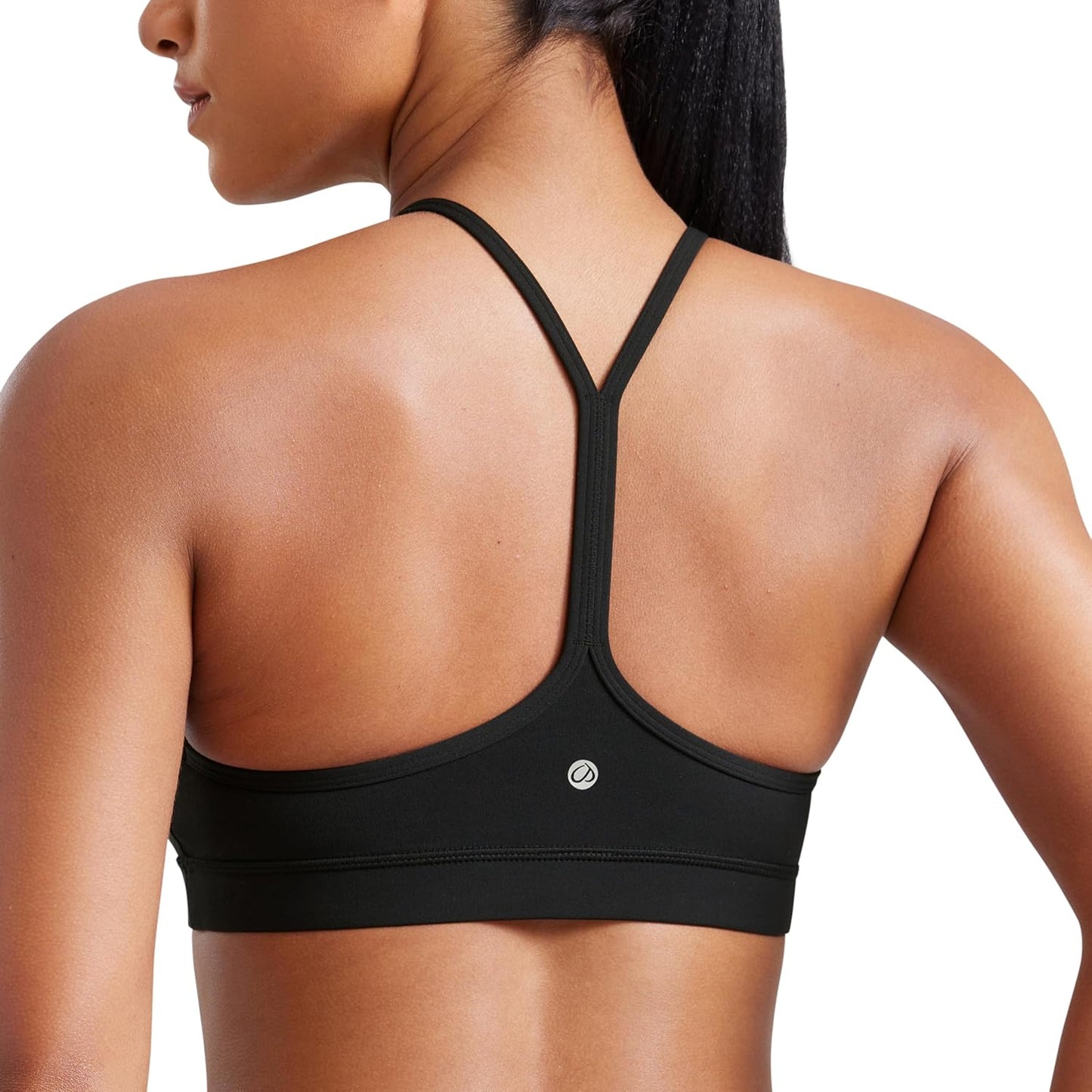 CRZ YOGA Women’s Y-Back Padded Sports Bra