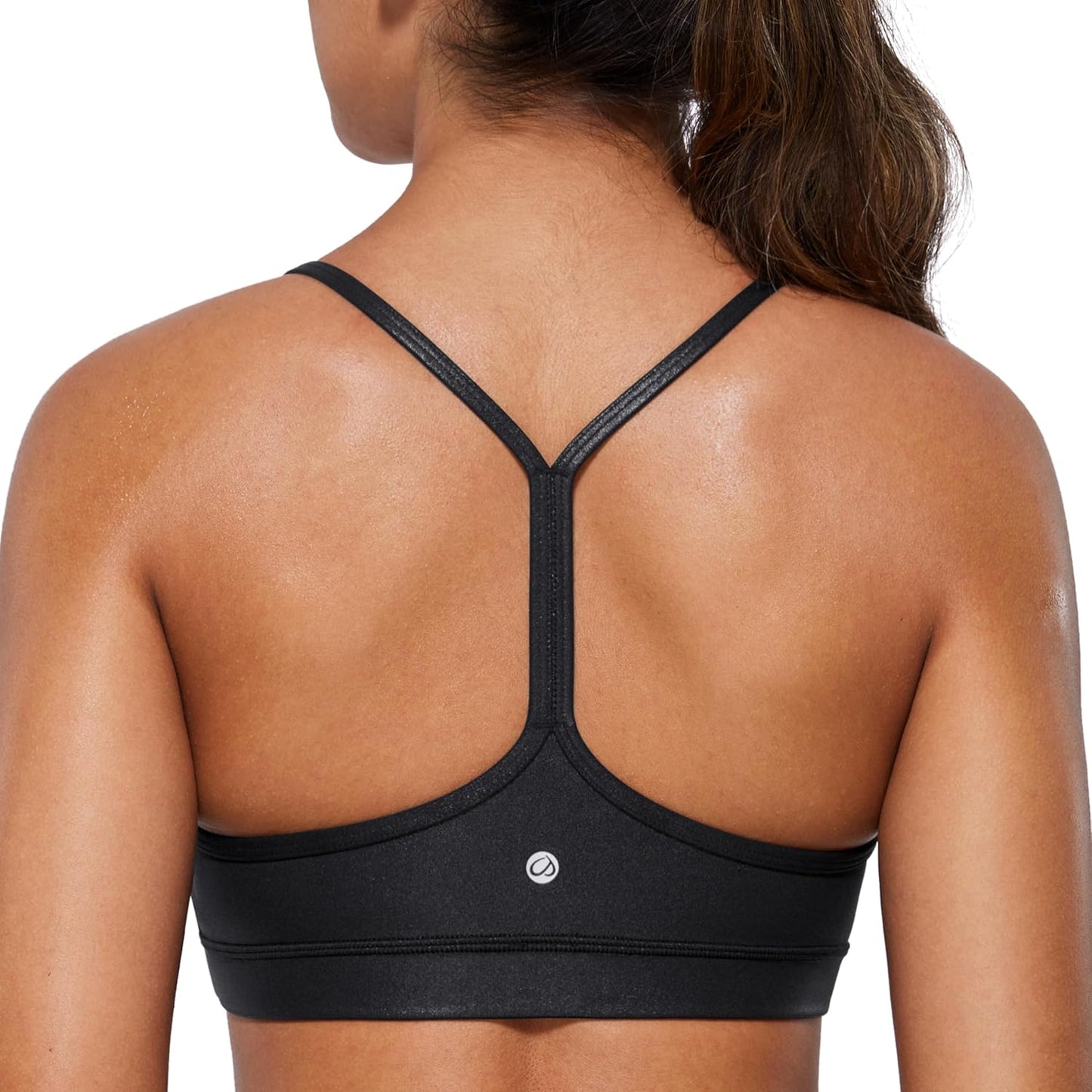 CRZ YOGA Women’s Y-Back Padded Sports Bra