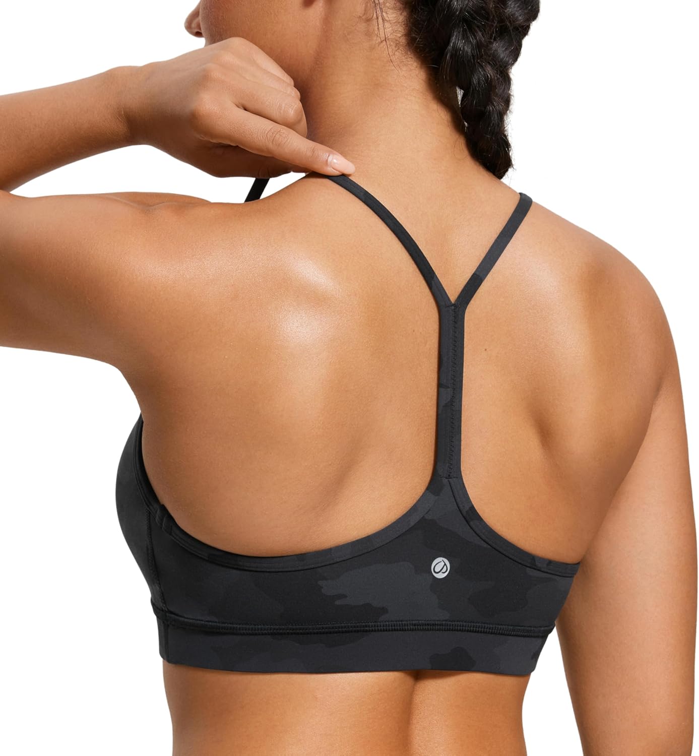 CRZ YOGA Women’s Y-Back Padded Sports Bra