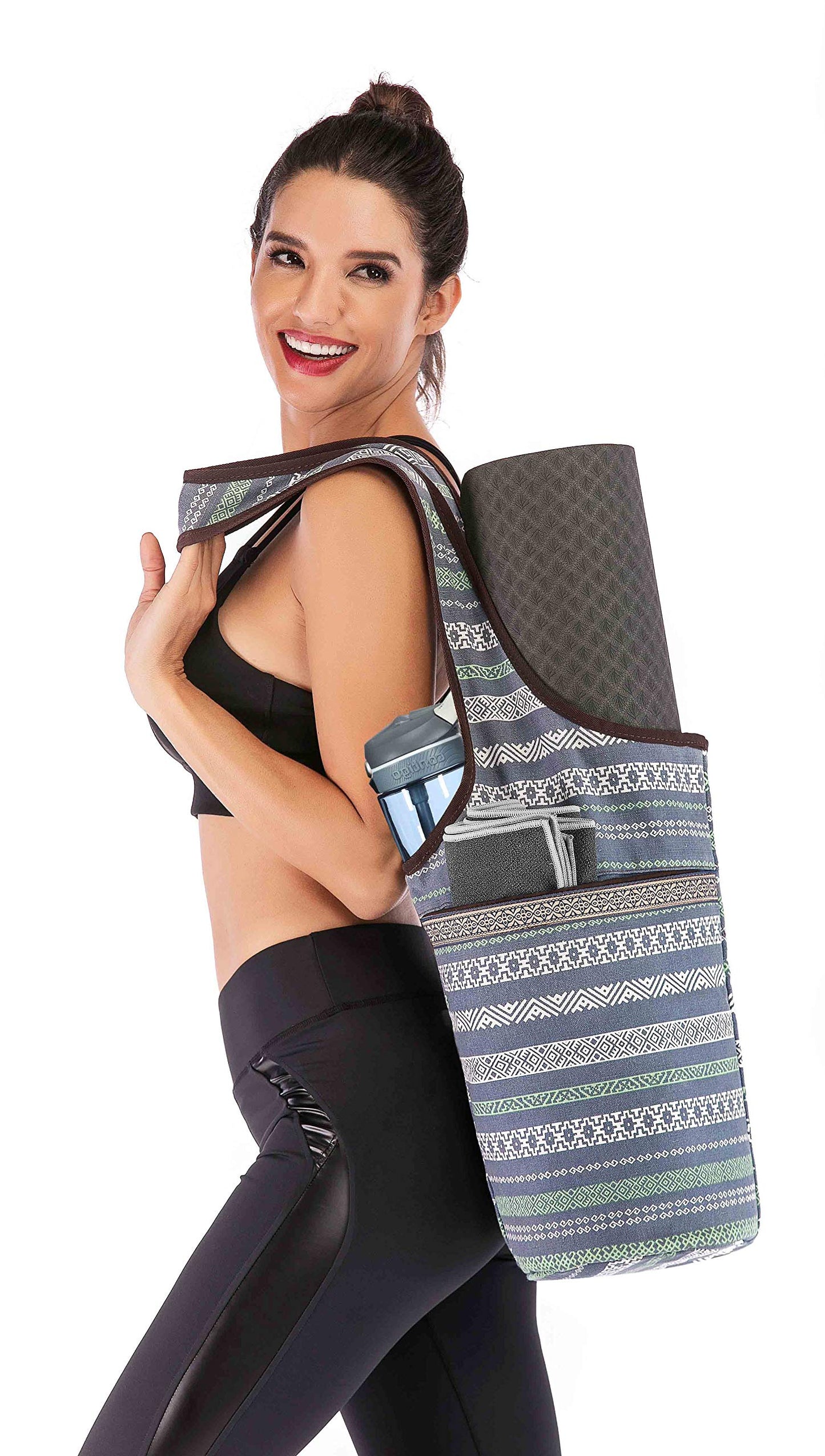 Ewedoos Yoga Mat Bag with Pocket