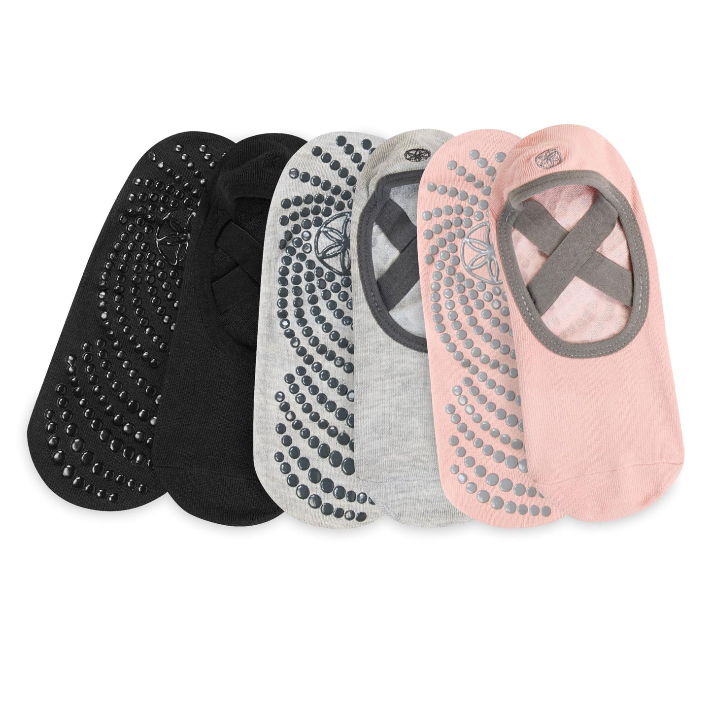 Gaiam Grippy Studio Yoga Socks for Better Grip