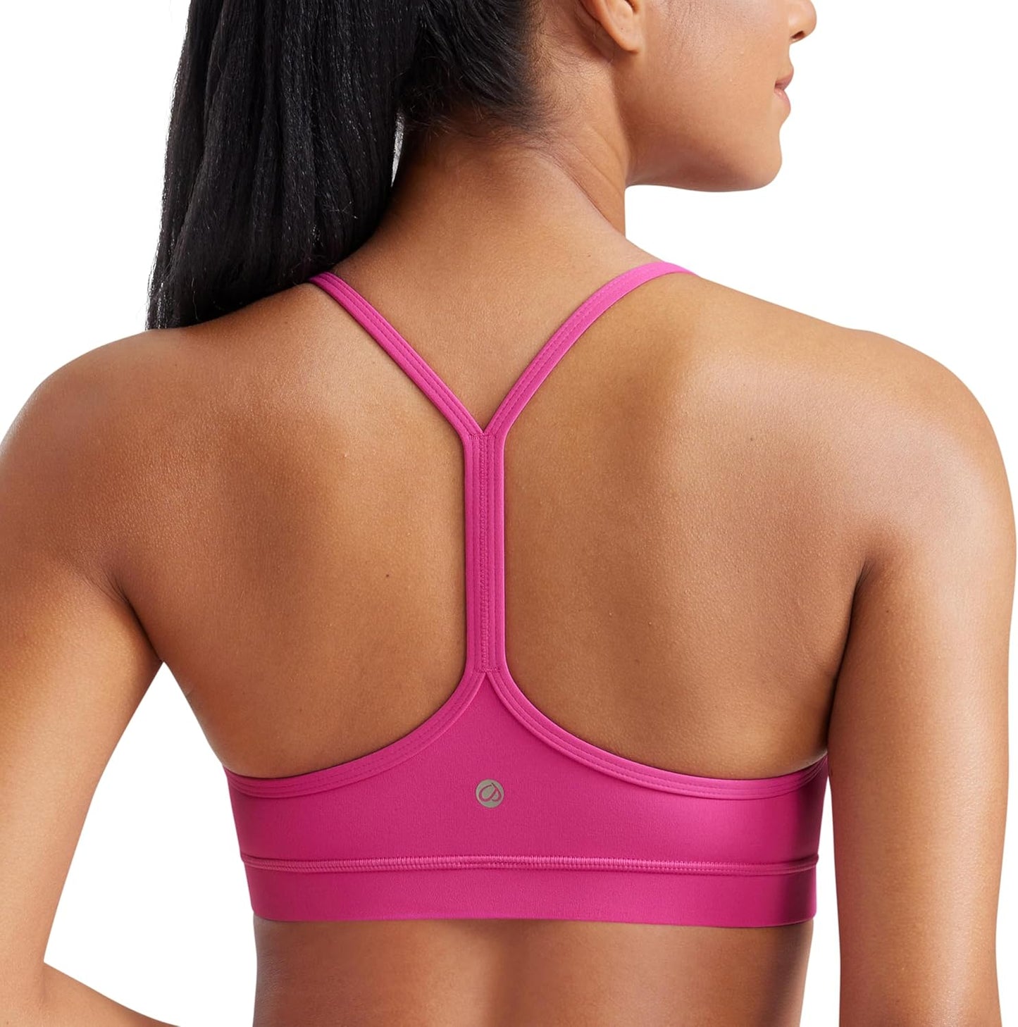 CRZ YOGA Women’s Y-Back Padded Sports Bra