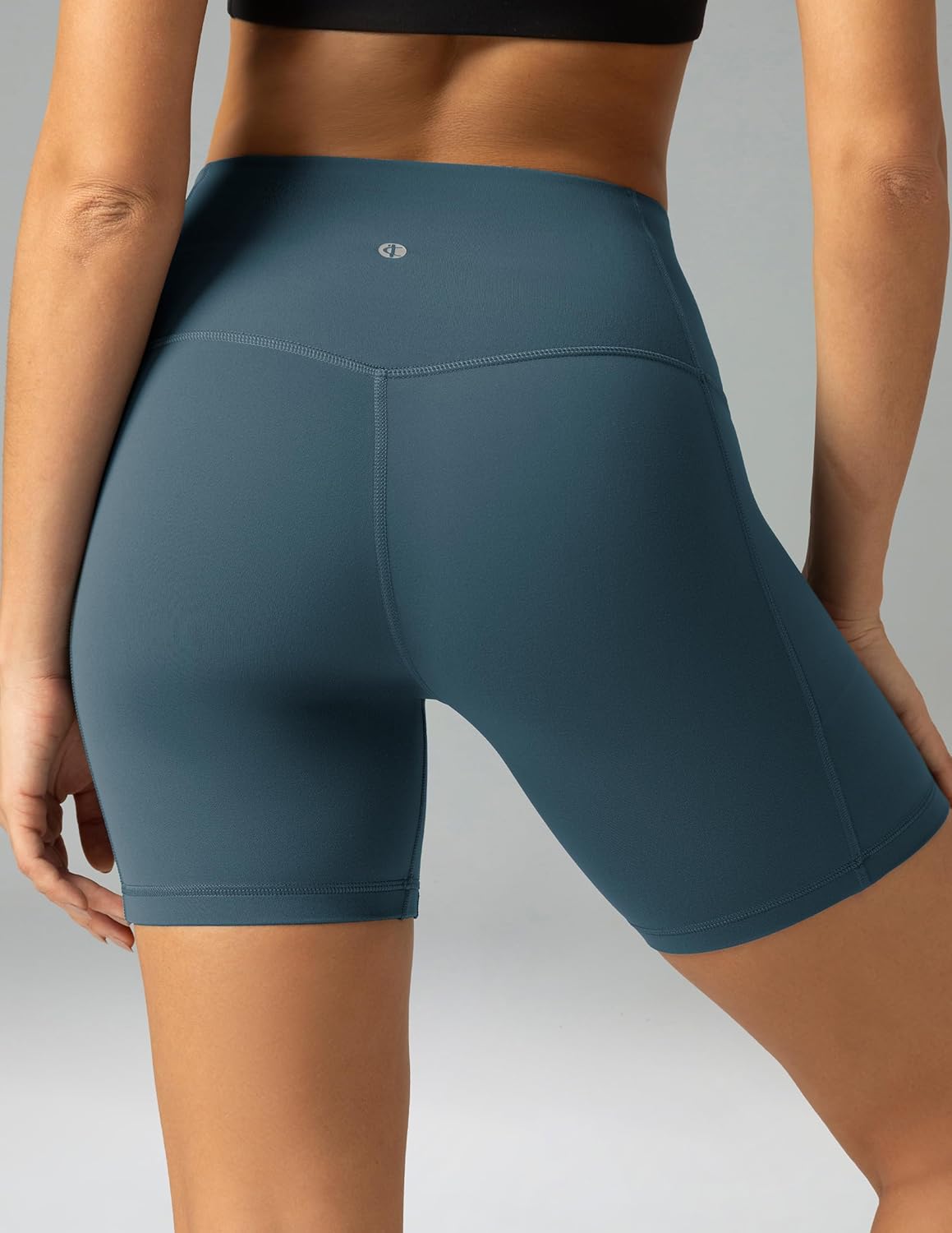 Colorfulkoala High-Waist Biker Shorts