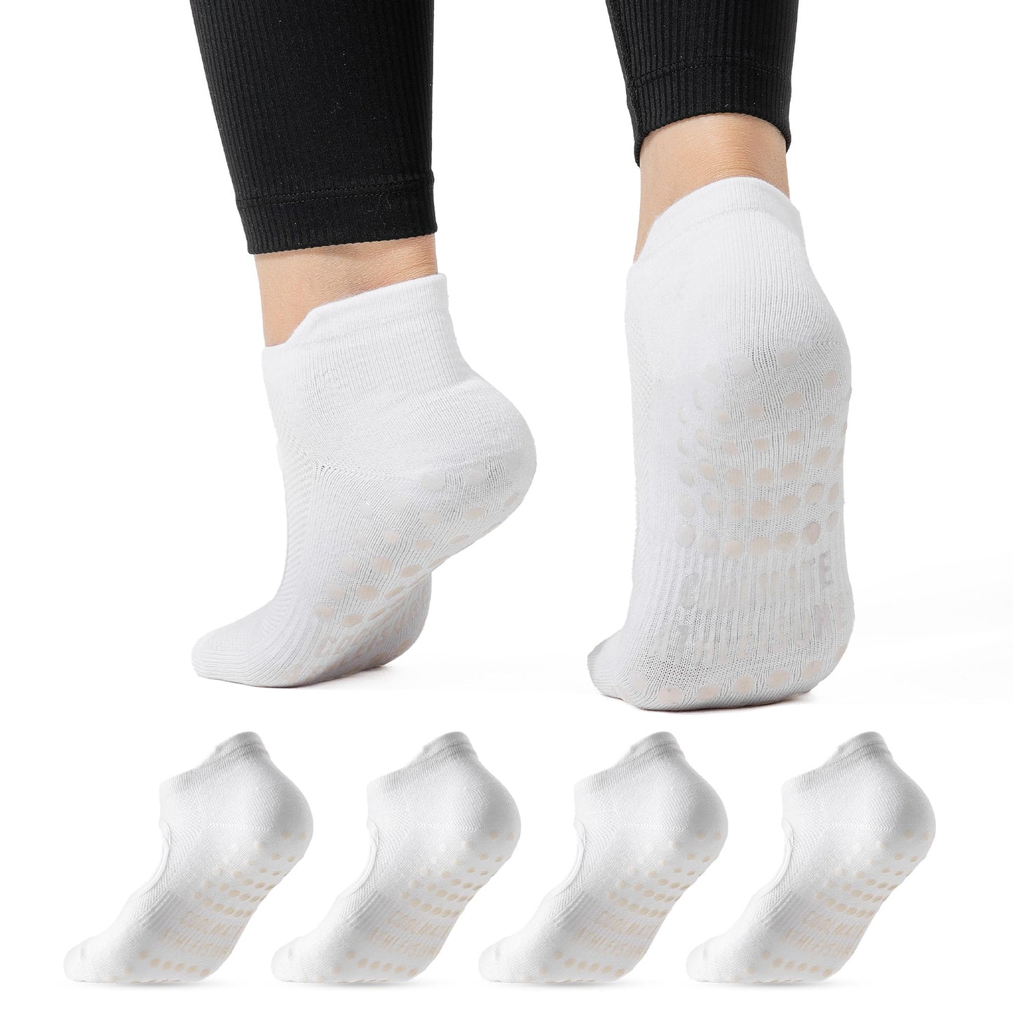 CoolMate Women’s Non-Slip Pilates Yoga Socks